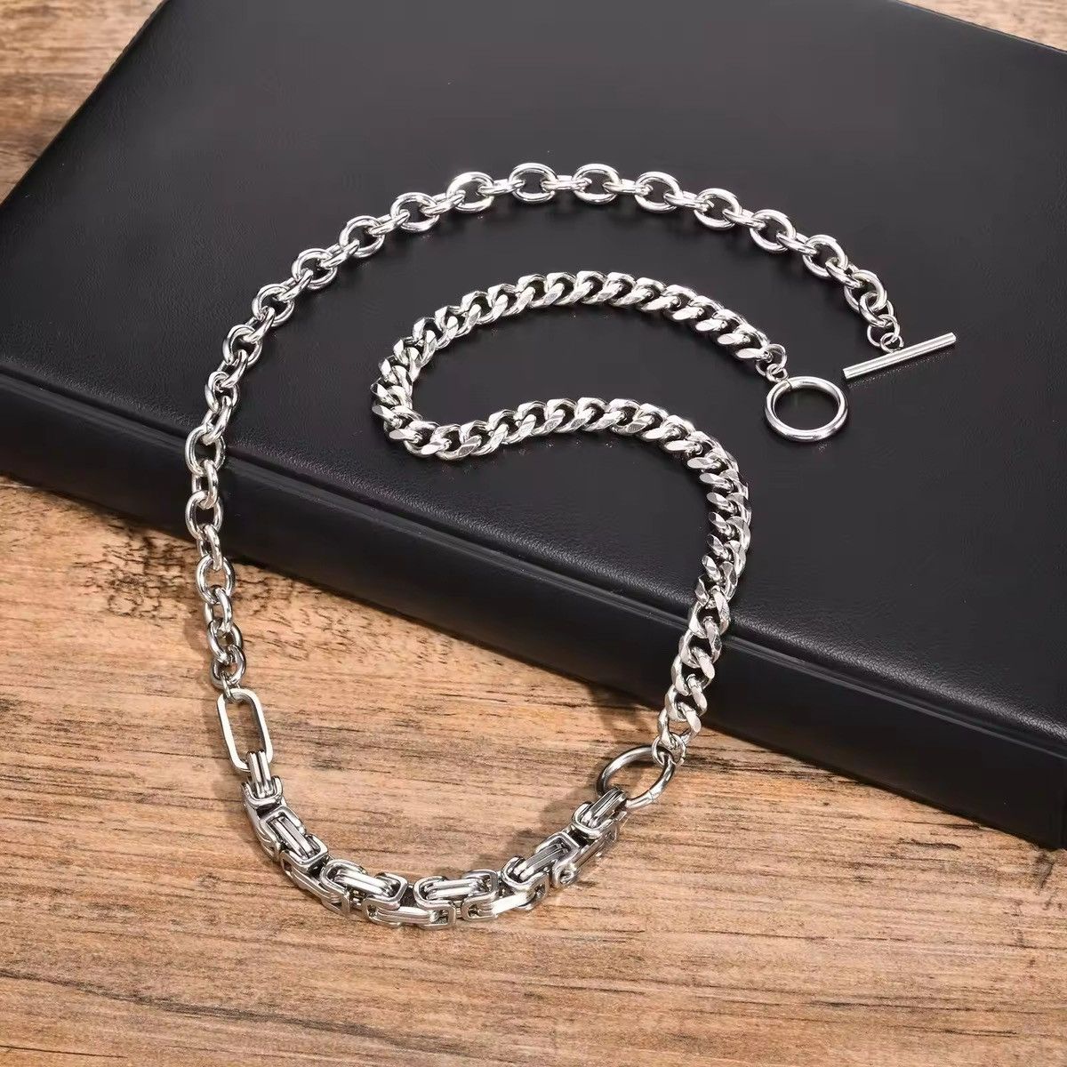 Other Splicing Cuban Oval Chain Necklaces Size ONE SIZE - 3 Thumbnail