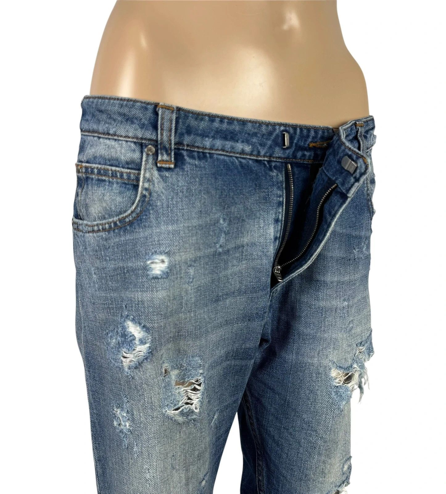 Pierre Balmain Pierre Balmain Ripped Jeans size 27 Size 27" / US 4 / IT 40 - 9 Thumbnail