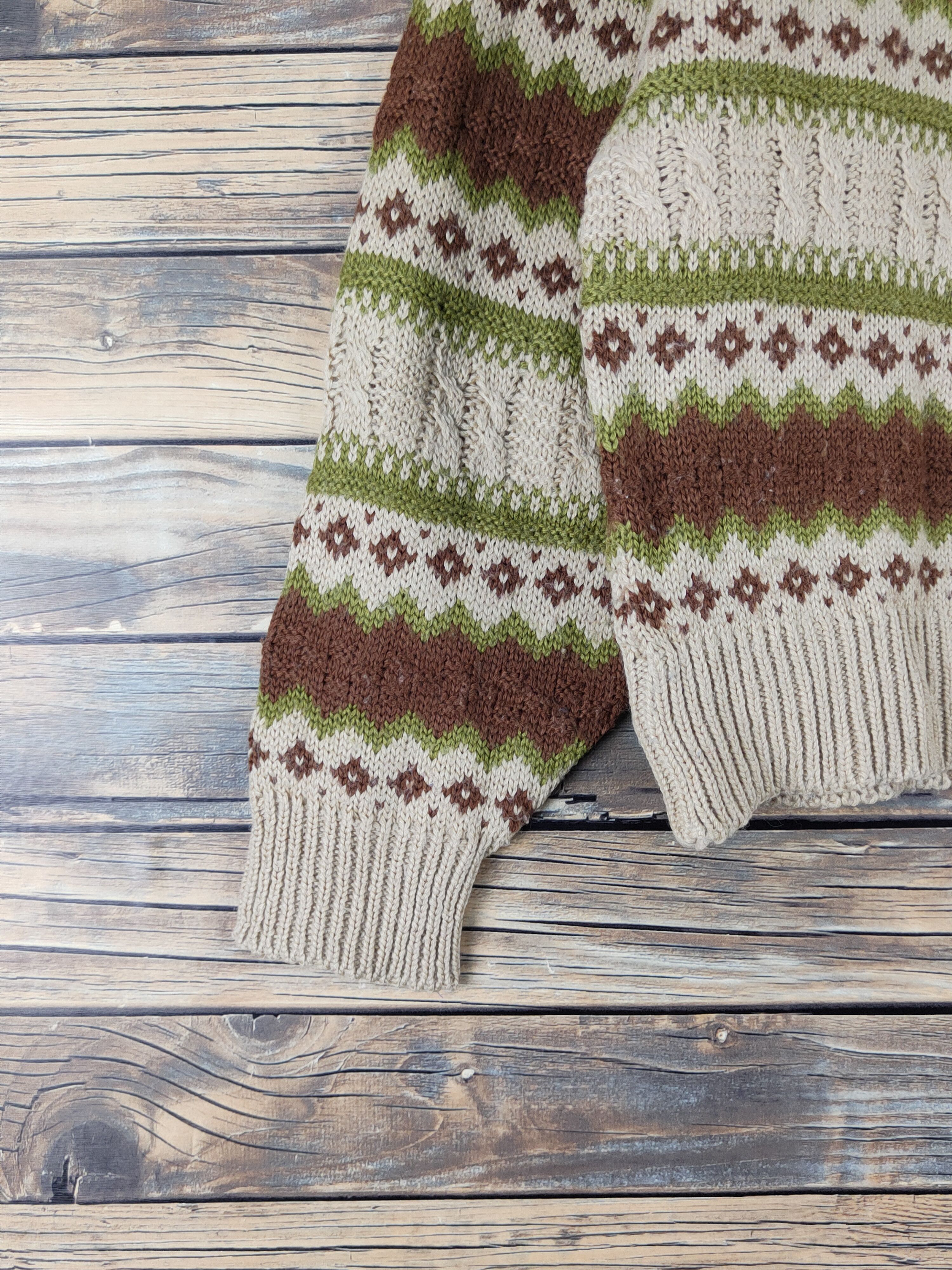 Vintage Zibitto Brown Knitwear Cardigan Crop Tops #W1261 Size S / US 4 / IT 40 - 4 Thumbnail