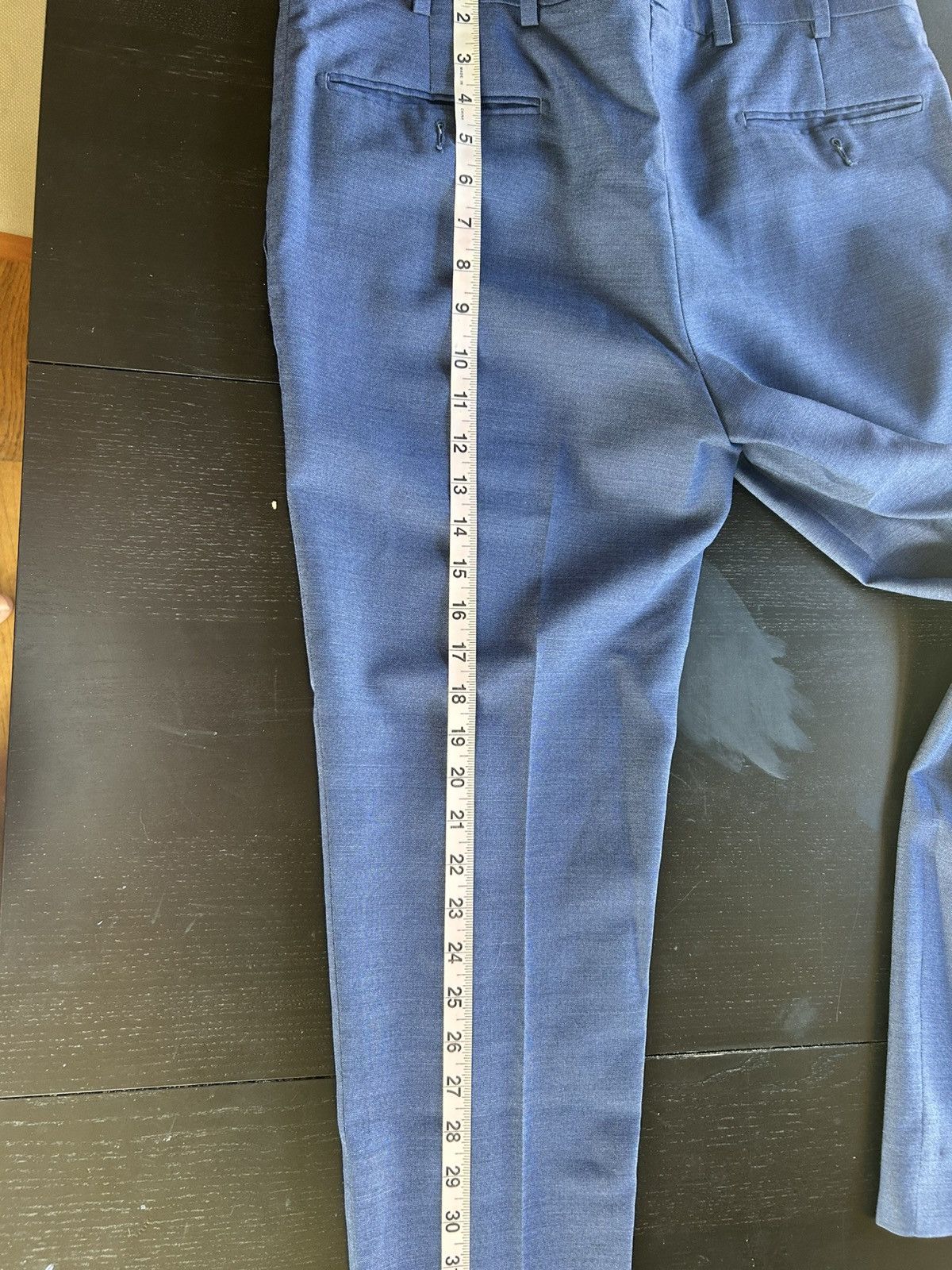 Suitsupply × Vitale Barberis Canonico Suitsupply men’s full blue suit- jacket and trousers Size 36S - 12 Thumbnail