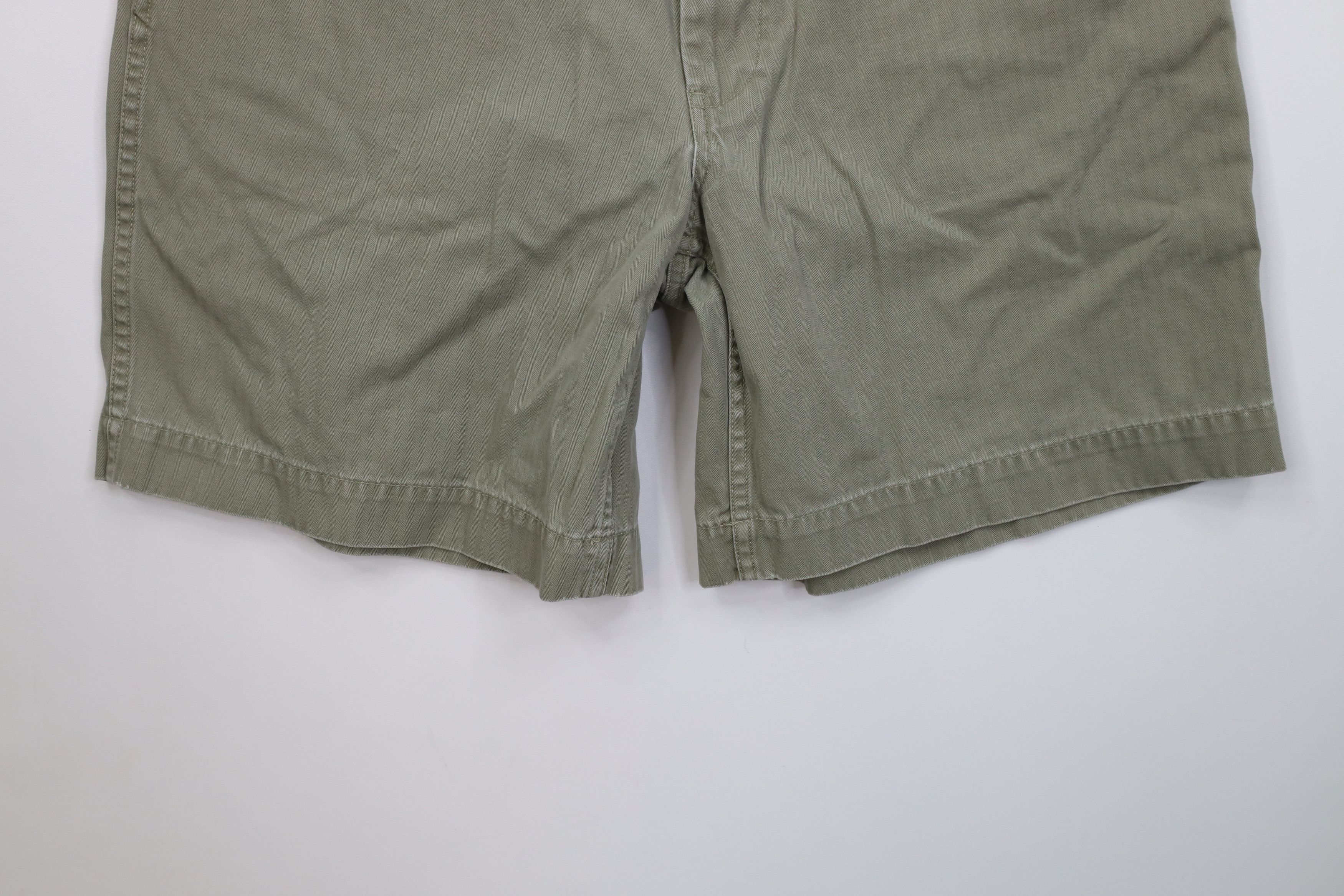 Ralph Lauren Vintage 90s Polo Sport Ralph Lauren HBT Workwear Shorts Size US 36 / EU 52 - 4 Thumbnail
