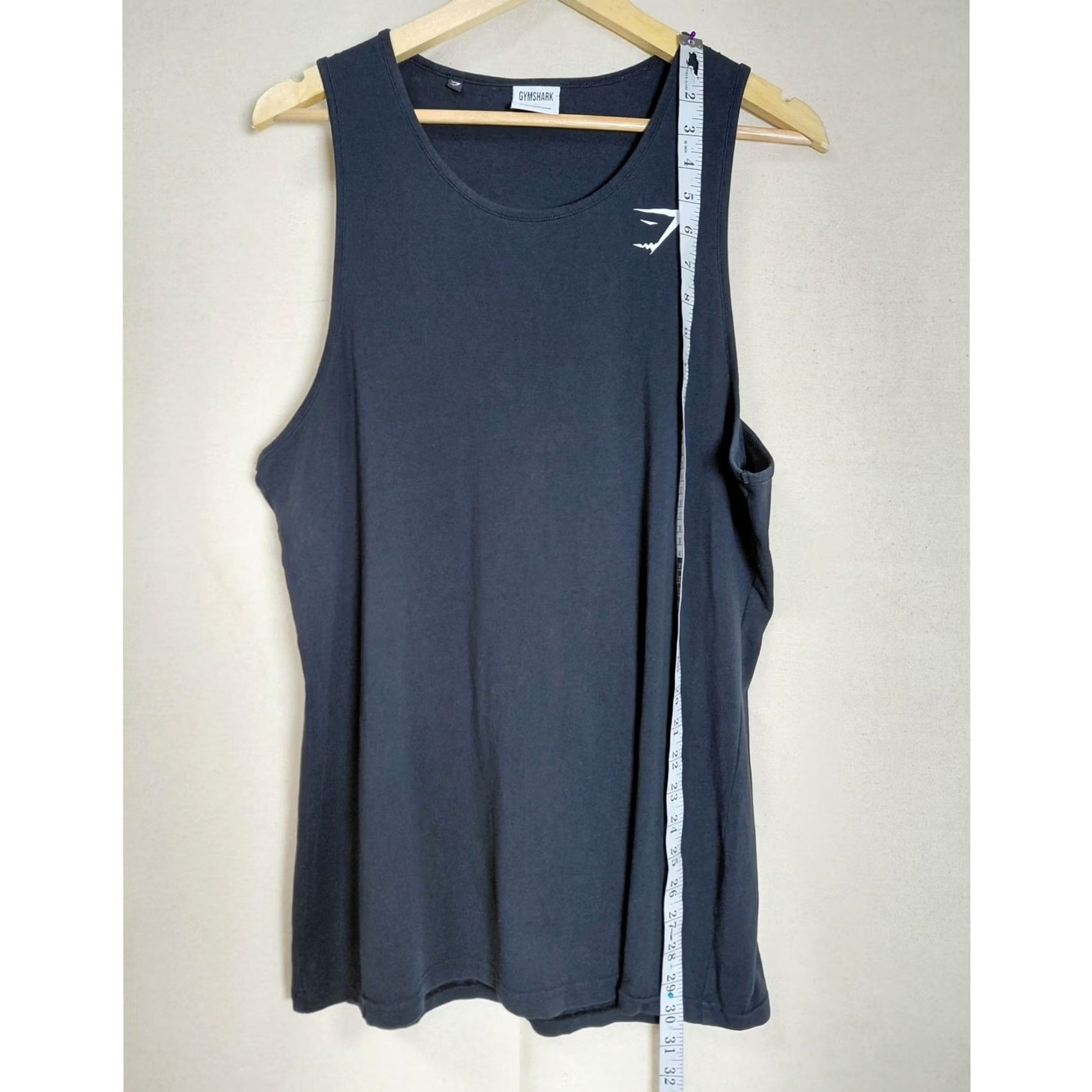 Gymshark GYMSHARK Tank Top Black Knit Sleeveless Crew Neck Men L Solid Shirt Shirt? Size US L / EU 52-54 / 3 - 7 Thumbnail
