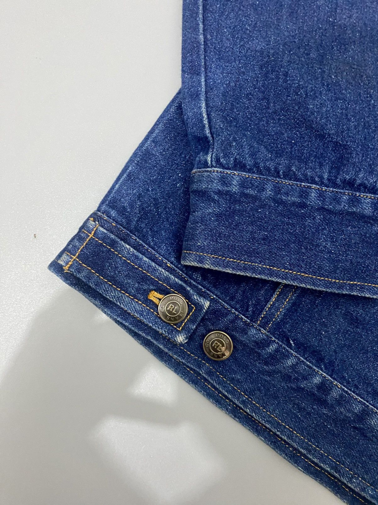 Ralph Lauren 💥American Flag💥Vintage Ralph Laurent Denim Jacket Size US M / EU 48-50 / 2 - 18 Thumbnail