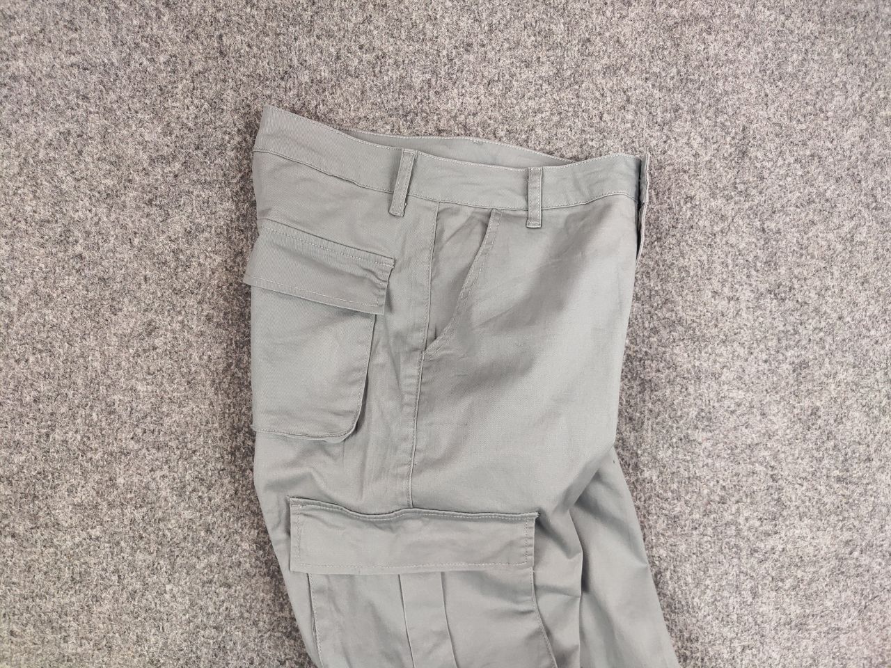 Japanese Brand Vintage Y2K Japanese Design Gray Cotton Cargo Baggy Pants Size US 32 / EU 48 - 13 Thumbnail