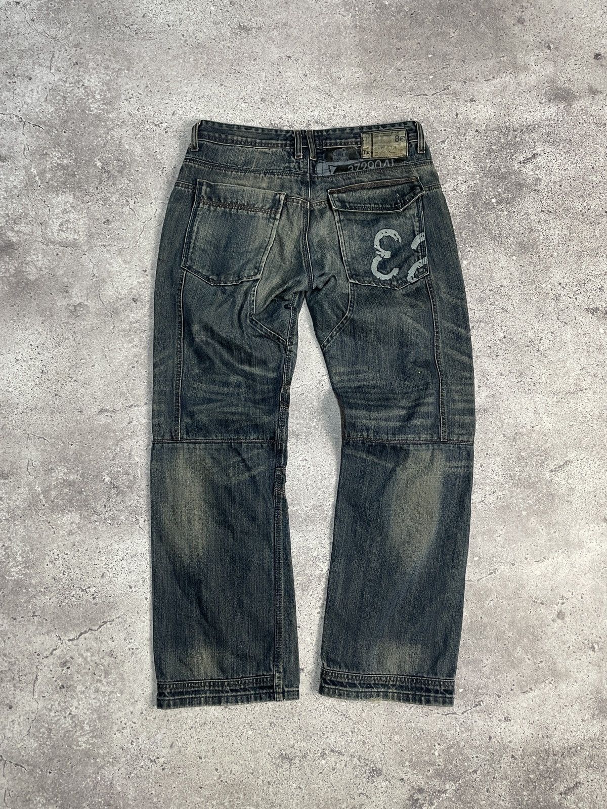 Other Vintage G-Star Raw Denim Jeans Embroidered Big Logo Y2K Size US 32 / EU 48 - 9 Thumbnail