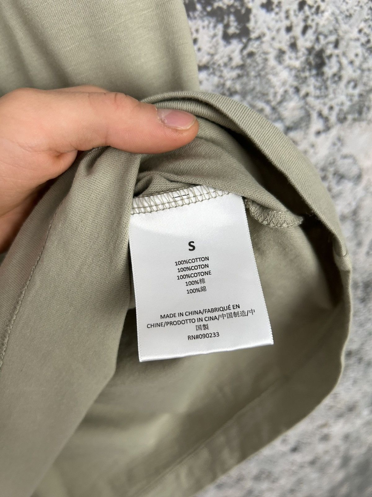 Essentials Fear Of God Essentials Green Beige Streetwear Baggy Tee Size US S / EU 44-46 / 1 - 8 Thumbnail