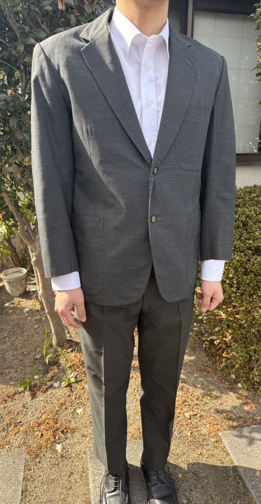 Other Spring&Autumn Vintage Japanese Suit – Tetoron × Nichibo Size 44R - 1 Thumbnail