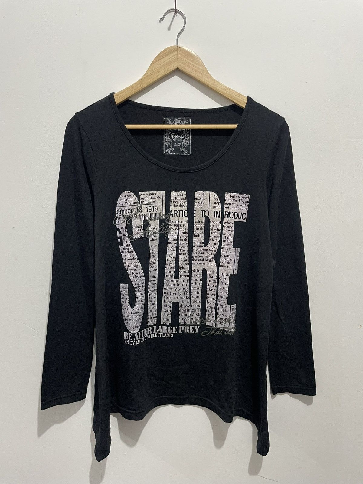 Japanese Brand Japanese RELACHE STARE longsleve Size US M / EU 48-50 / 2 - 1 Thumbnail