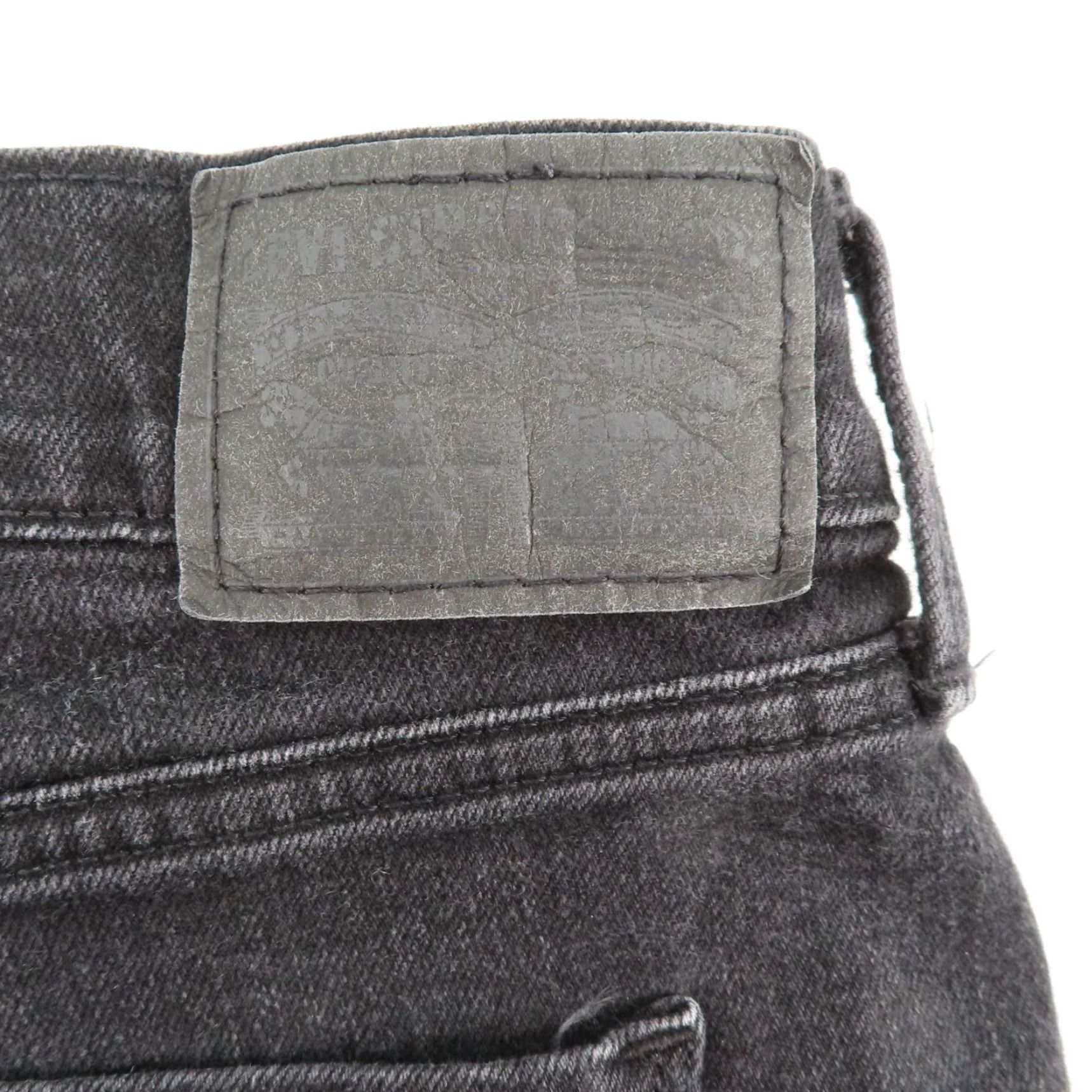 Levi's Levi's 505 Straight Jeans Women Black Denim Cotton Blend Pockets W31 L32 Regular Button Zip 5-Pocket Design Vintage No Size 24" / US 00 / IT 34 - 6 Thumbnail