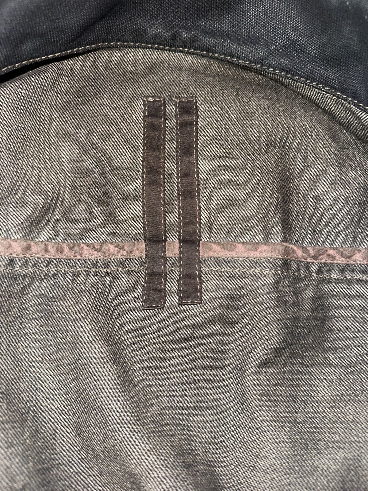 Rick Owens Drkshdw Rick Owens Hybrid Waxed Denim Leather Jacket Size US S / EU 44-46 / 1 - 10 Thumbnail