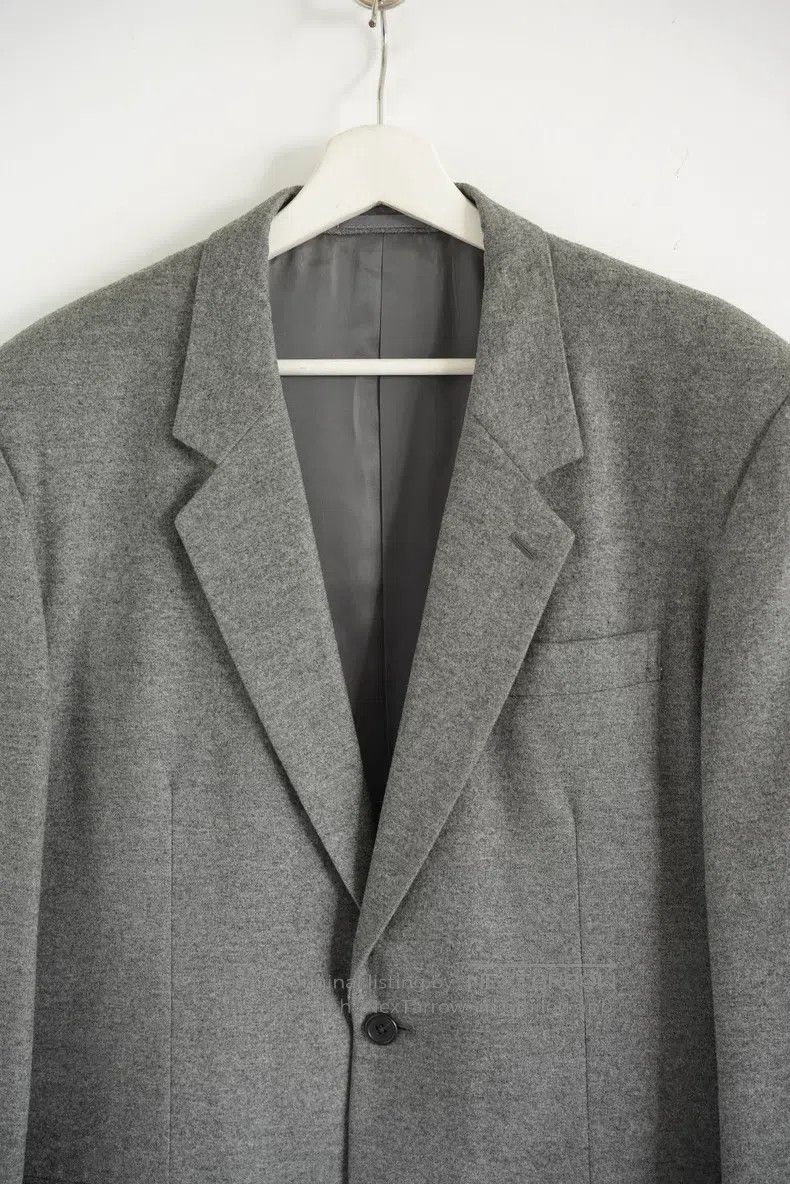 Yohji Yamamoto YOHJI YAMAMOTO Elegant Gray Flannel Wool Suit Size US M / EU 48-50 / 2 - 3 Thumbnail