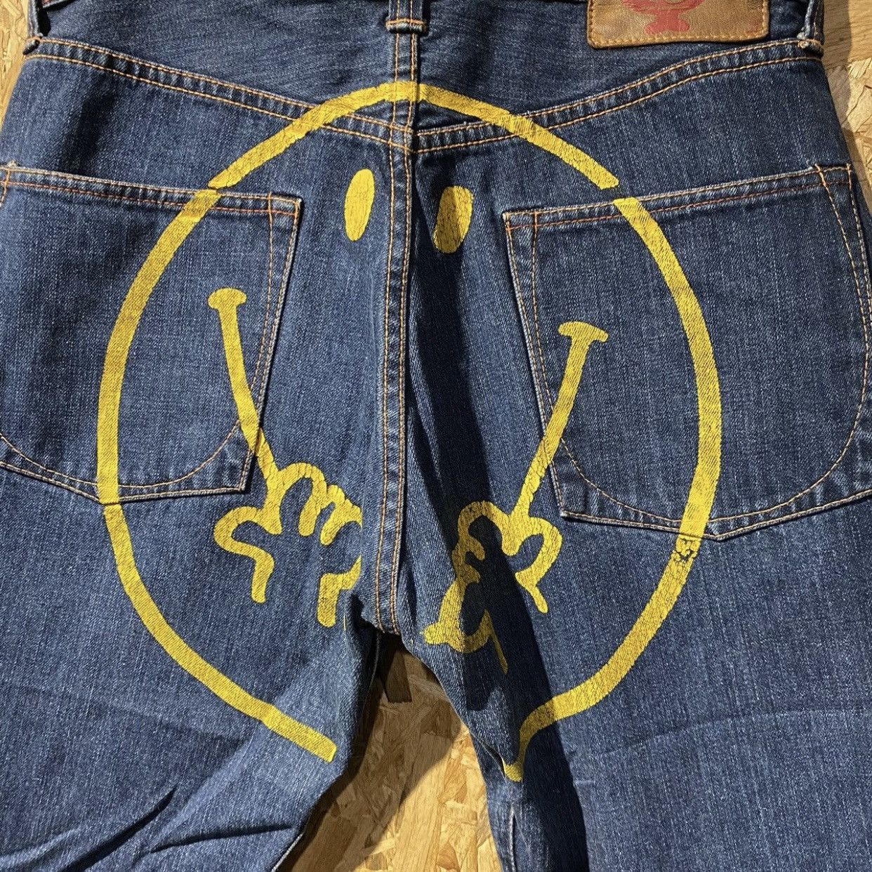 Beauty Beast Rare And Beautiful Mr. Men Little Miss Big Logo Denim Jeans Size US 34 / EU 50 - 3 Thumbnail