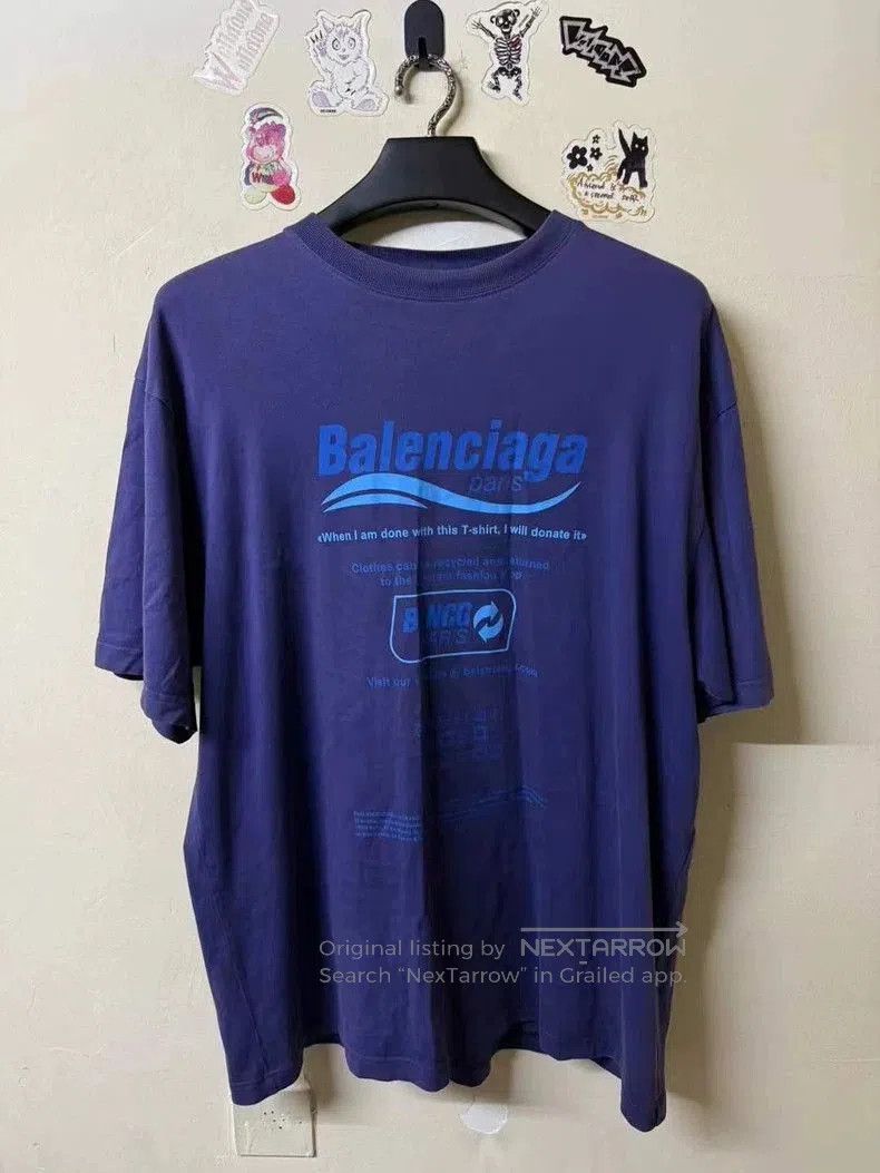 Balenciaga Balenciaga Eco Logo Short Sleeve Tee. Size US XXS / EU 40 - 1 Thumbnail