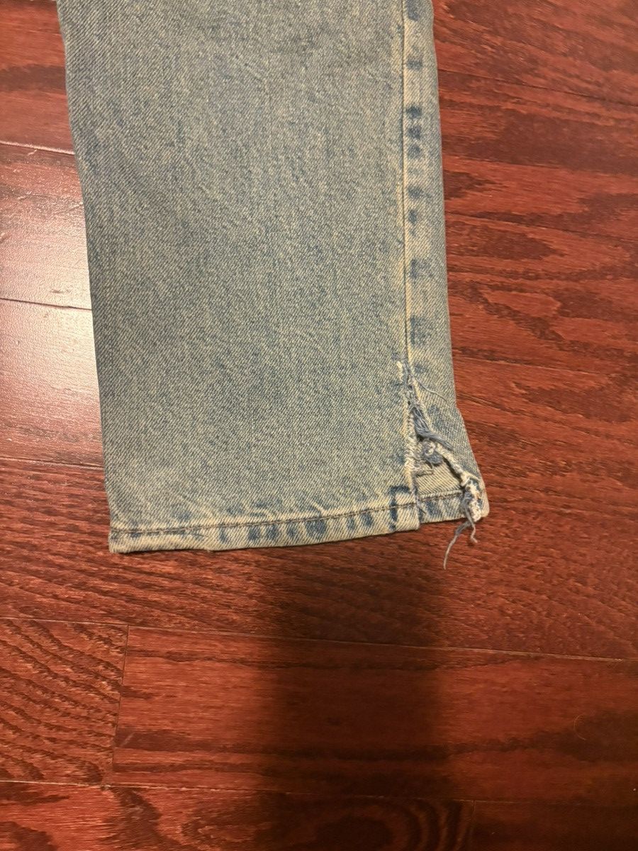 Topman TOPMAN Standard faded blue wash jeans Size US 31 - 4 Thumbnail
