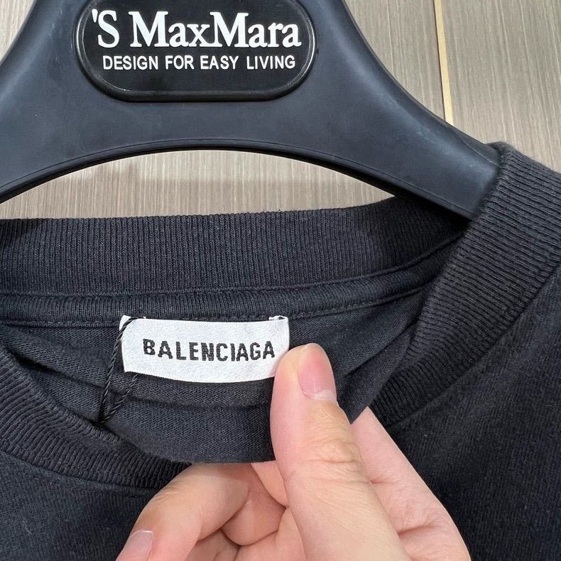 Balenciaga Balenciaga Jelly Letter Printed Short Sleeve Size US S / EU 44-46 / 1 - 5 Thumbnail