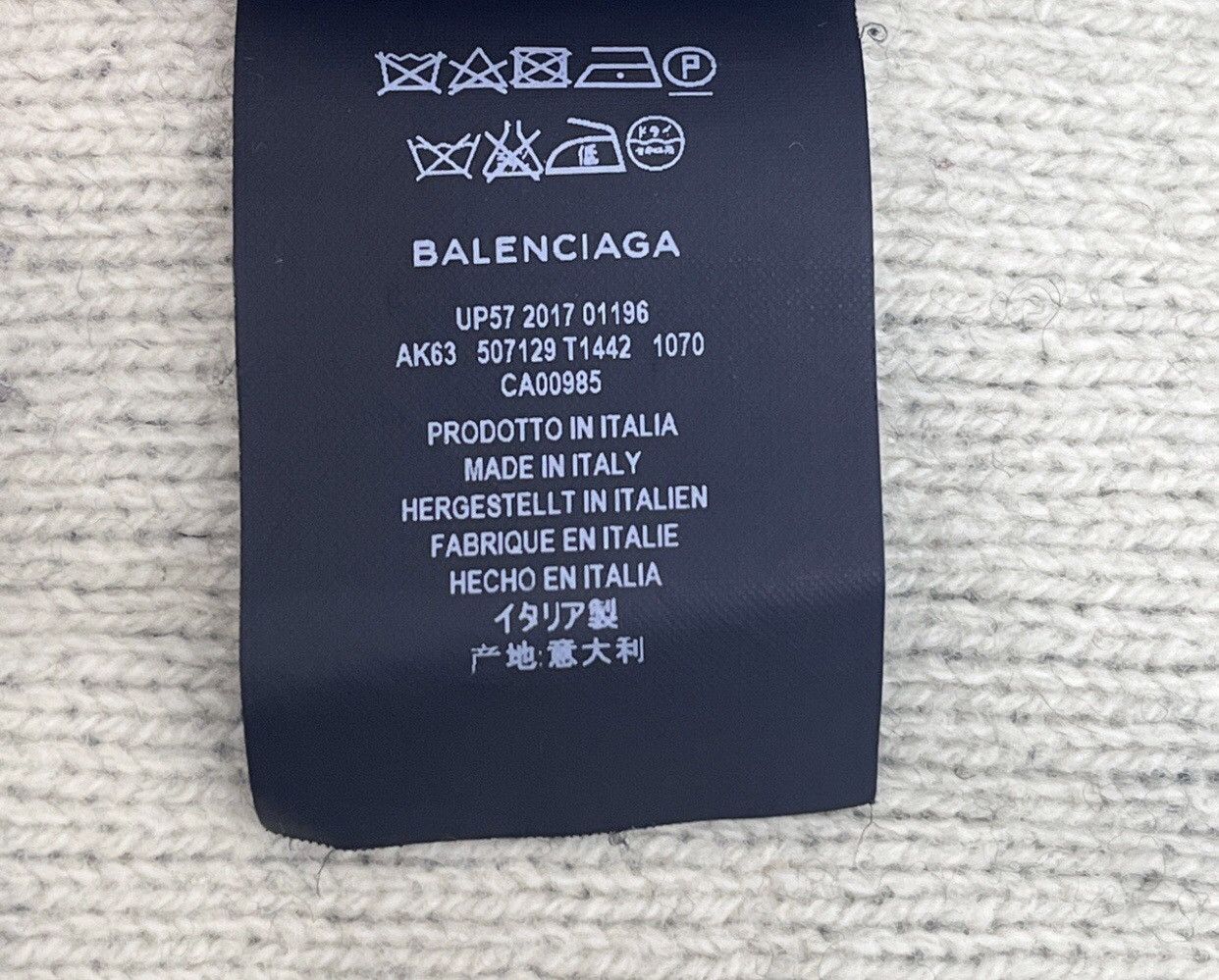 Balenciaga Balenciaga black classic logo wool camel hair sweater Size US S / EU 44-46 / 1 - 6 Thumbnail