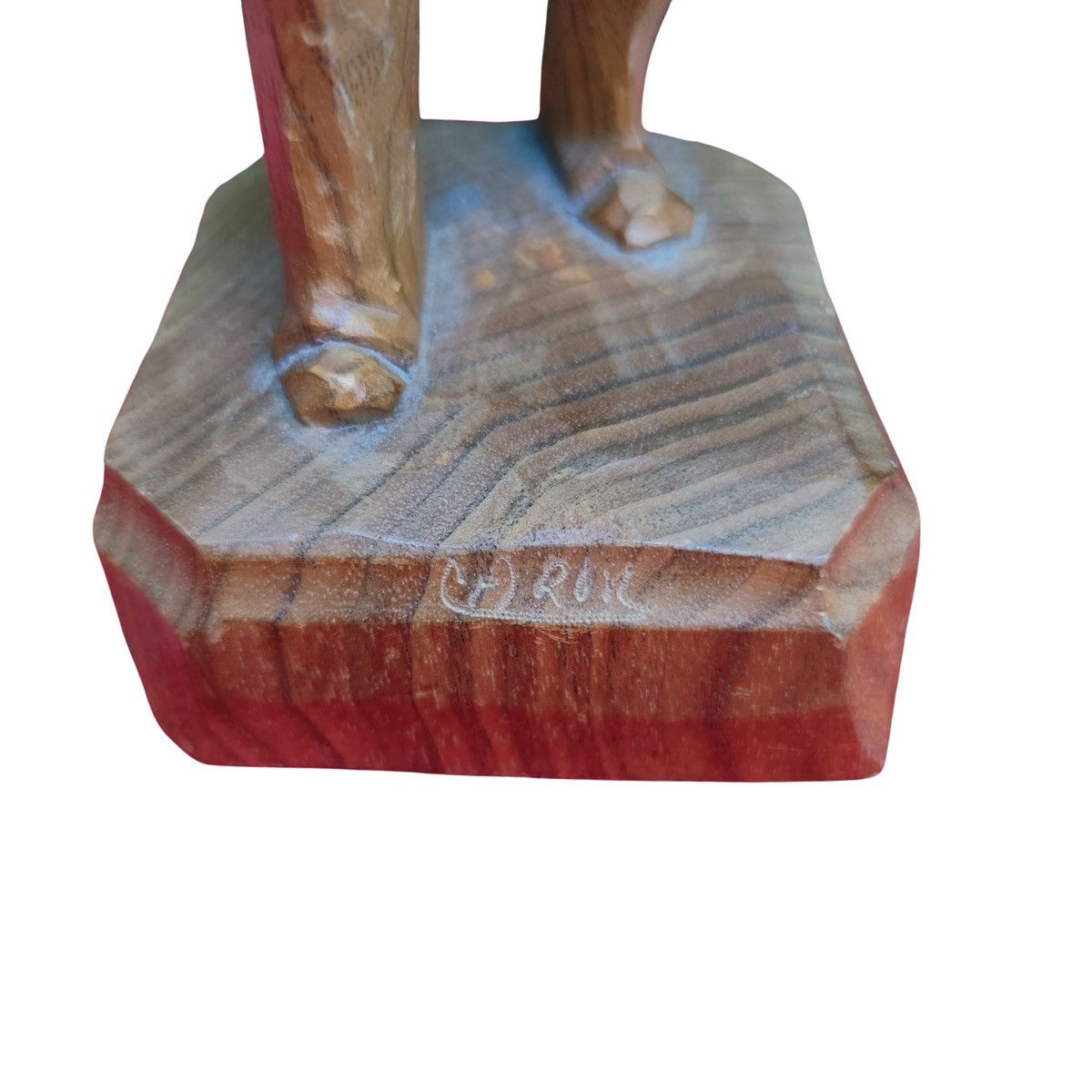 Vintage Paul-Émile Caron Hand Carved Wooden Old man Sculpture Size ONE SIZE - 5 Thumbnail