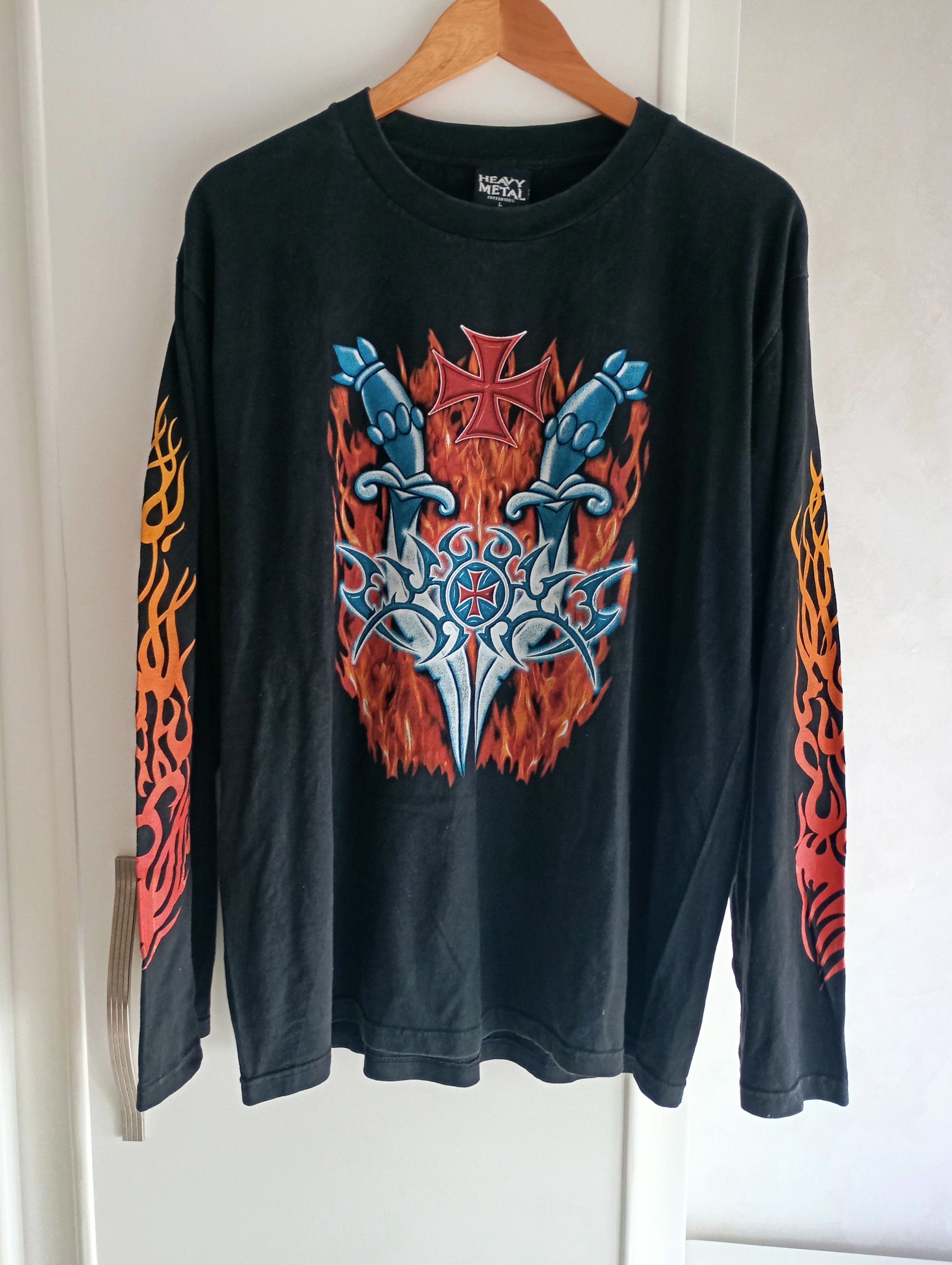 Japanese Brand × Vintage Vintage Heavy Metal Single Stitch Tshirt L Size US L / EU 52-54 / 3 - 1 Thumbnail