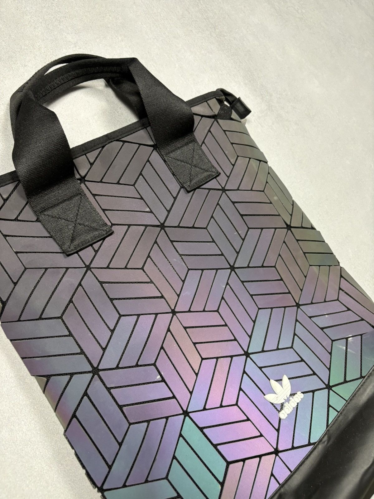 Adidas Adidas x Issey Miyake 2016 Reflective Geometric Backpack Y2K Size ONE SIZE - 7 Thumbnail