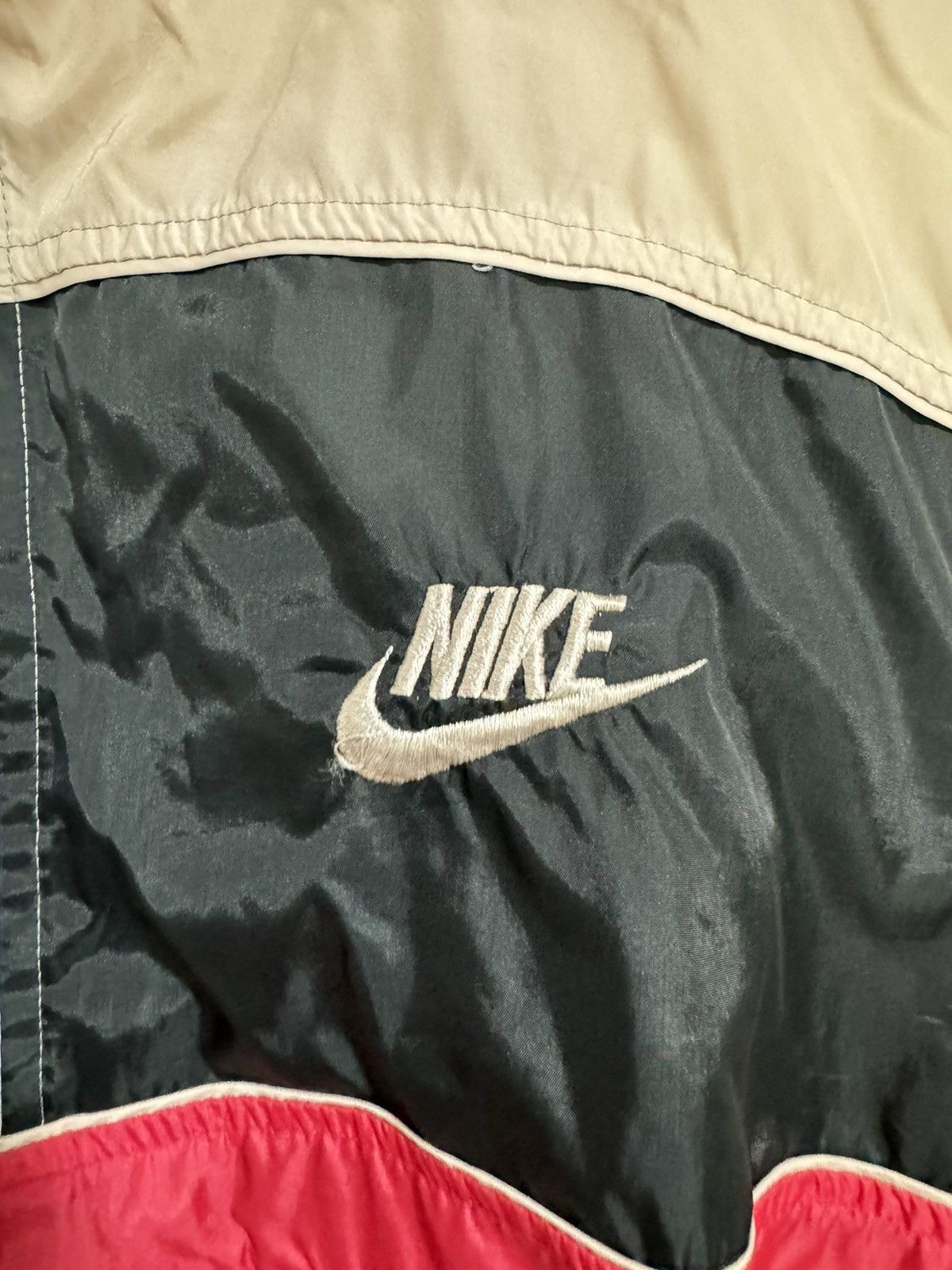 Nike × Vintage Vintage Nike Anorak Single Layer Jacket Size US L / EU 52-54 / 3 - 3 Thumbnail