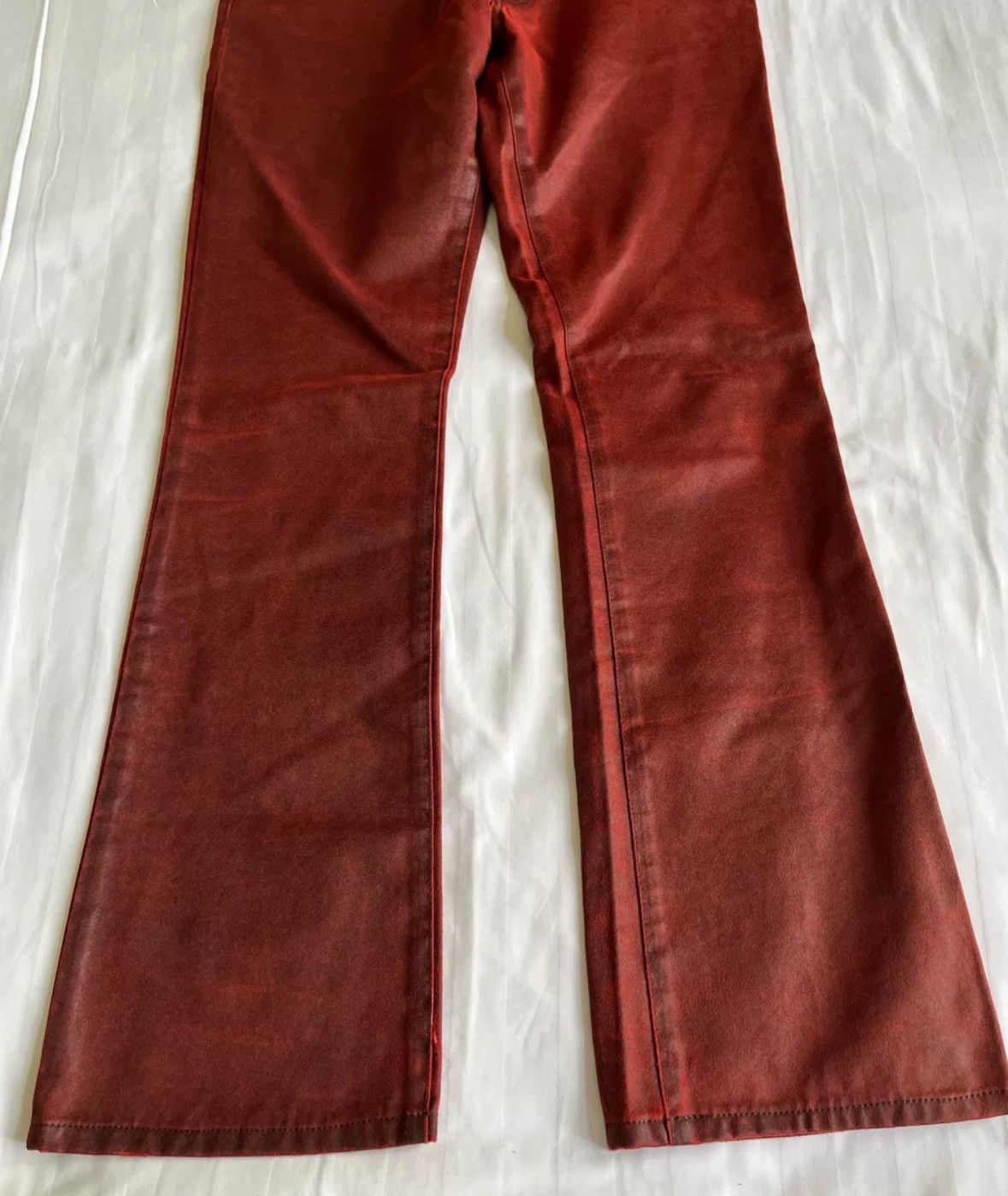 5351 POUR LES HOMMES × Japanese Brand 5351 pour les hommes flared leather pants Size US 30 / EU 46 - 4 Thumbnail