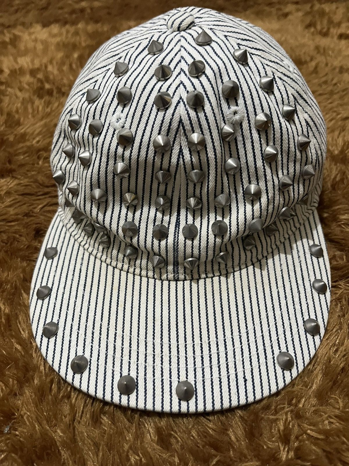 Japanese Brand JAPANESE STUDDED CAP HAT PUNK STYLE Size ONE SIZE - 1 Thumbnail