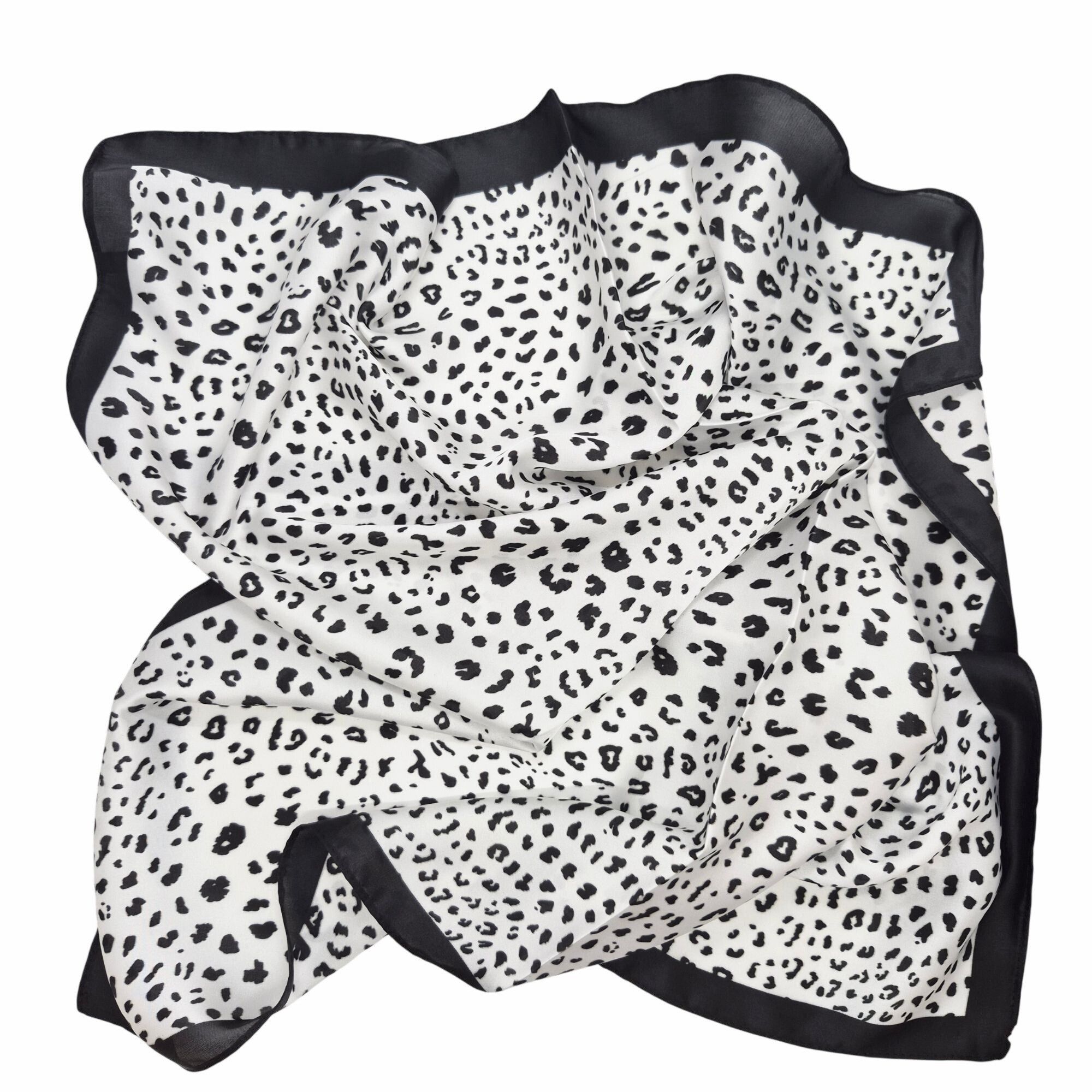Other ✨Elegant Bandana Square Scarf Vintage Vibes Animal Print Sil Size ONE SIZE - 4 Thumbnail