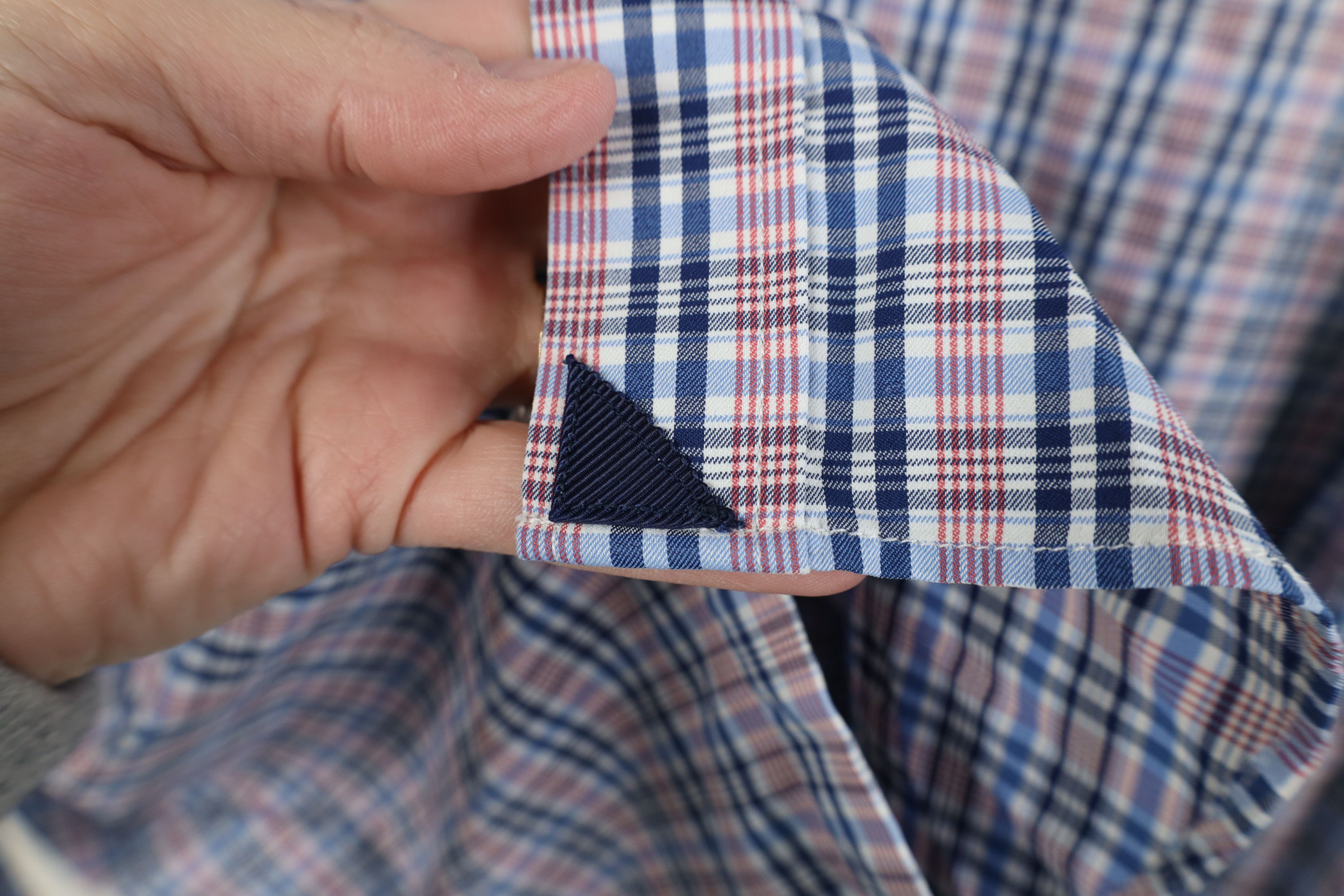 UNTUCKit Untuckit Slim Fit Stretch Collared Button Down Shirt Plaid Size US XL / EU 56 / 4 - 4 Thumbnail