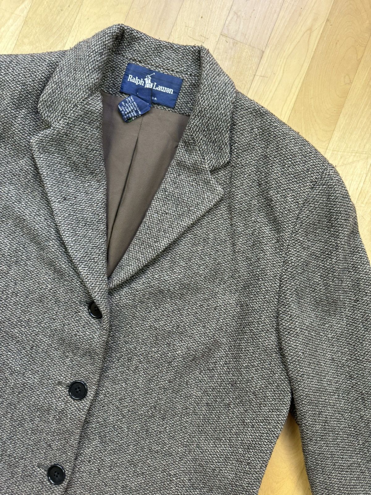 Polo Ralph Lauren × Vintage Vintage Ralph Lauren 90s Corduroy Blazer Jacket Made in Usa Size 38L - 3 Thumbnail