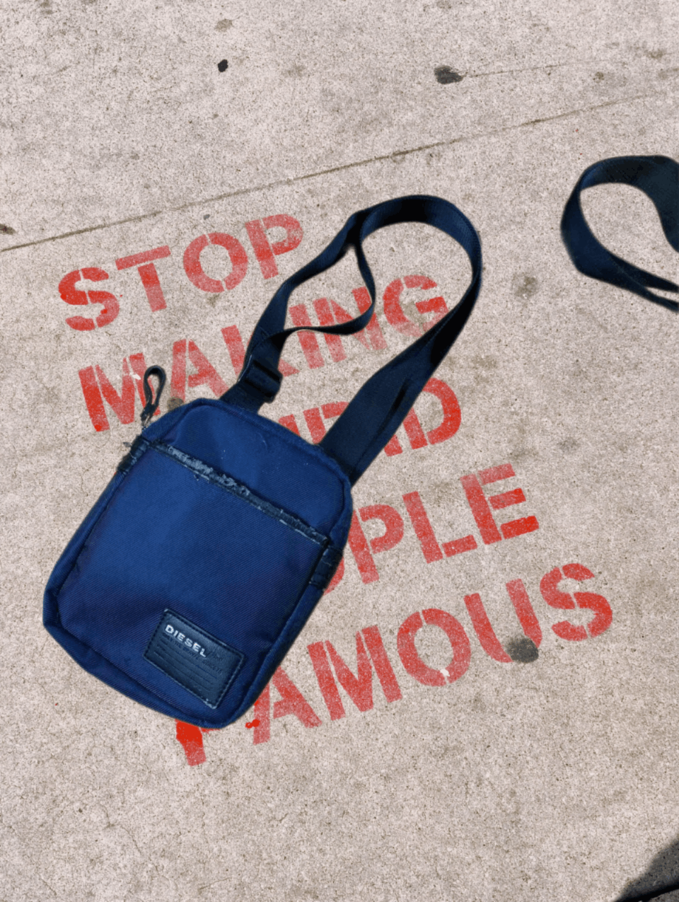 Diesel vintage 90s avant garde shoulder bag