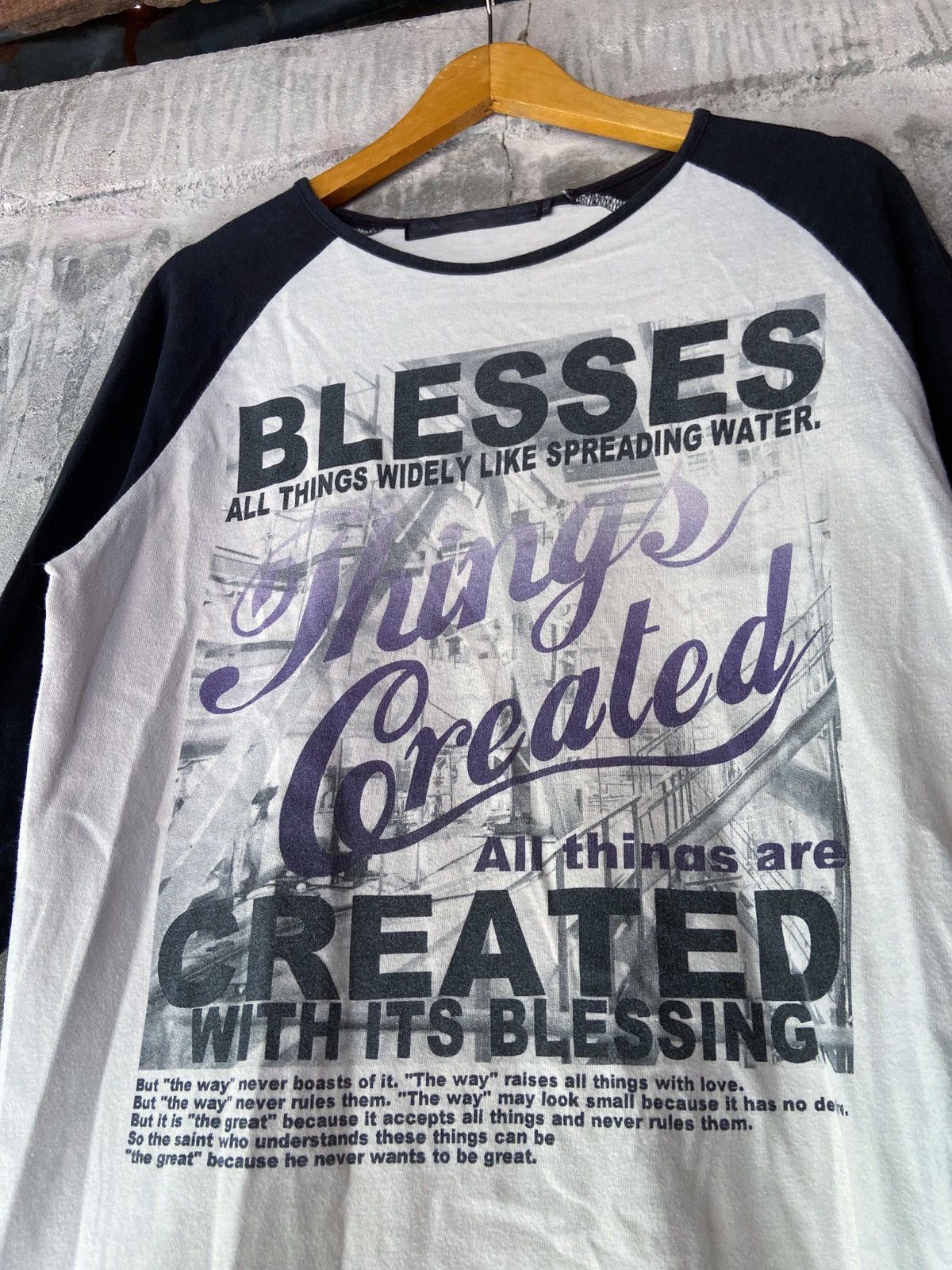 Beauty Beast × Hysteric Glamour × Japanese Brand 🌸BLESSES THINGS CREATED ALL THINGS ARE GREATED TEE Size US M / EU 48-50 / 2 - 3 Thumbnail