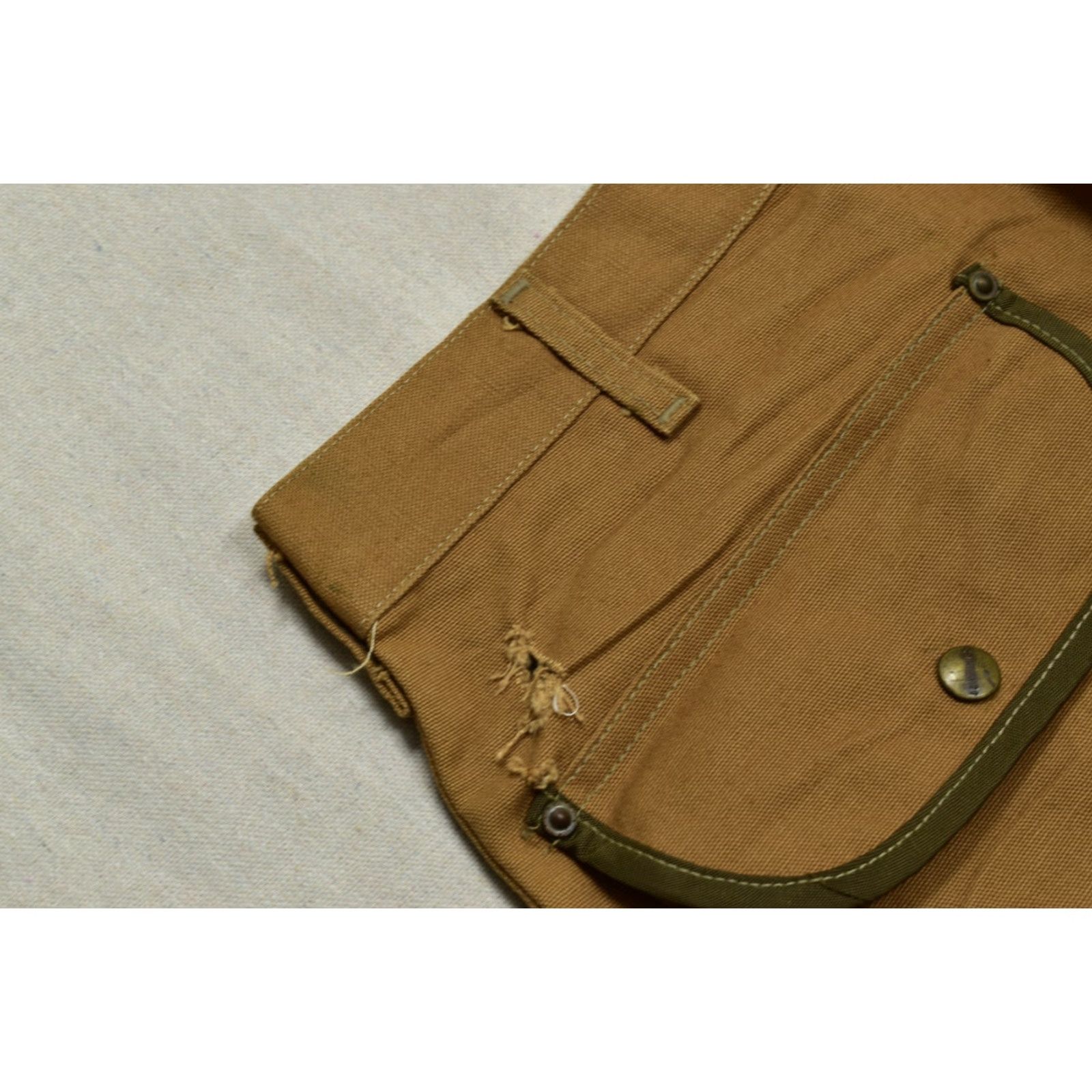 Carhartt VINTAGE Carhartt Pants Canvas Brush Duck Hunting 28x28 Tan Double Knee Briar Wat Size US 28 / EU 44 - 8 Thumbnail