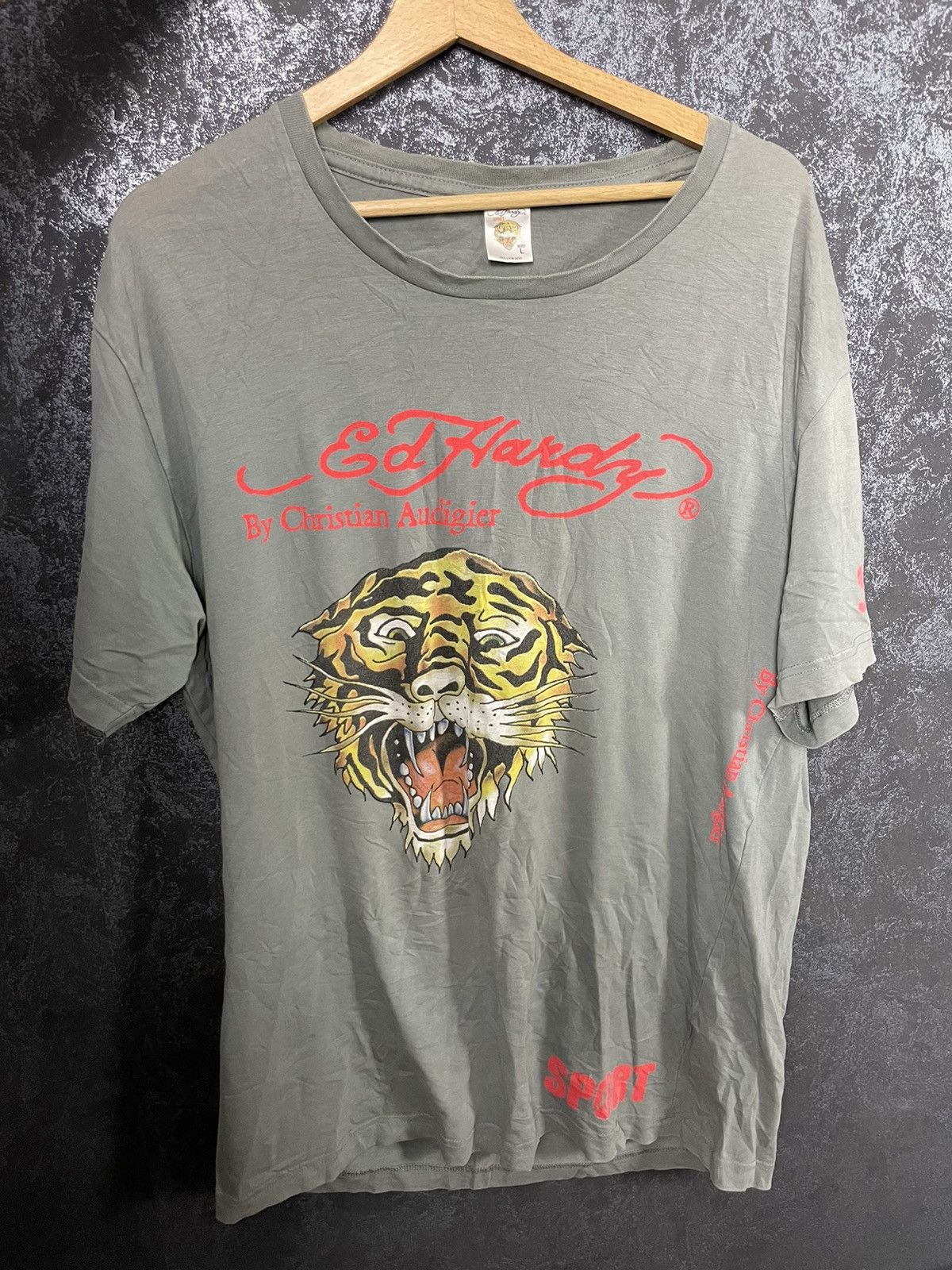 Ed Hardy × Vintage ed hardy sport tiger design t-shirt tatoo audigier Size US L / EU 52-54 / 3 - 1 Thumbnail
