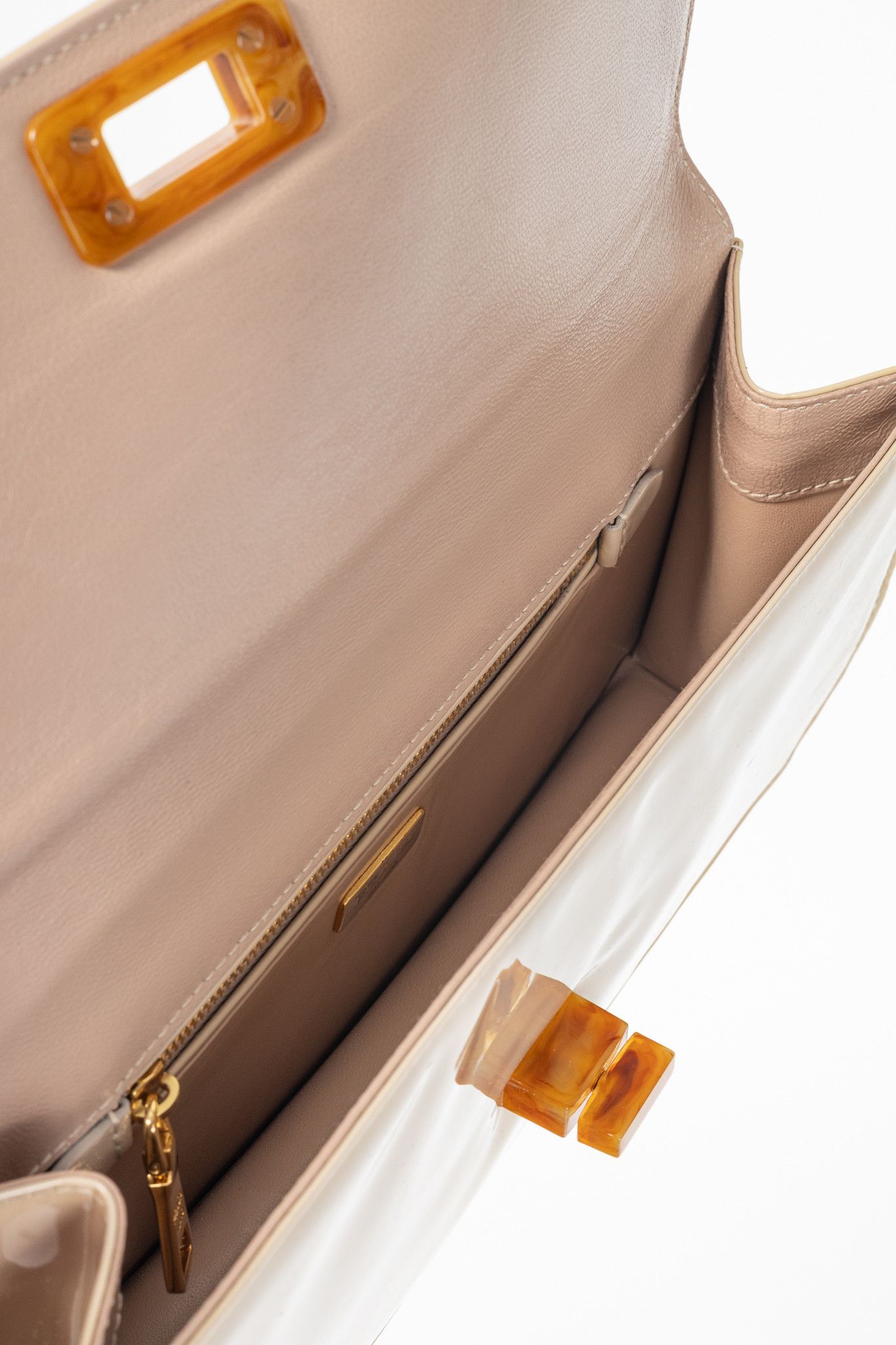 Prada Prada Cammeo Vernice Leather Oversized Clutch Size ONE SIZE - 10 Thumbnail