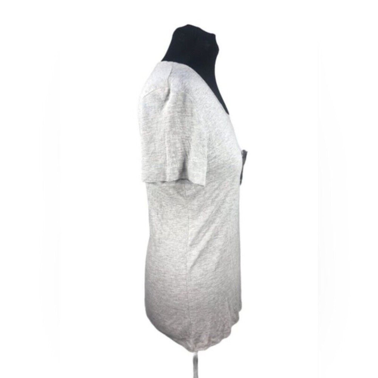 Burberry Grey Burberry Brit Jewel Pocket Tee Sz XL Size XL / US 12-14 / IT 48-50 - 3 Thumbnail
