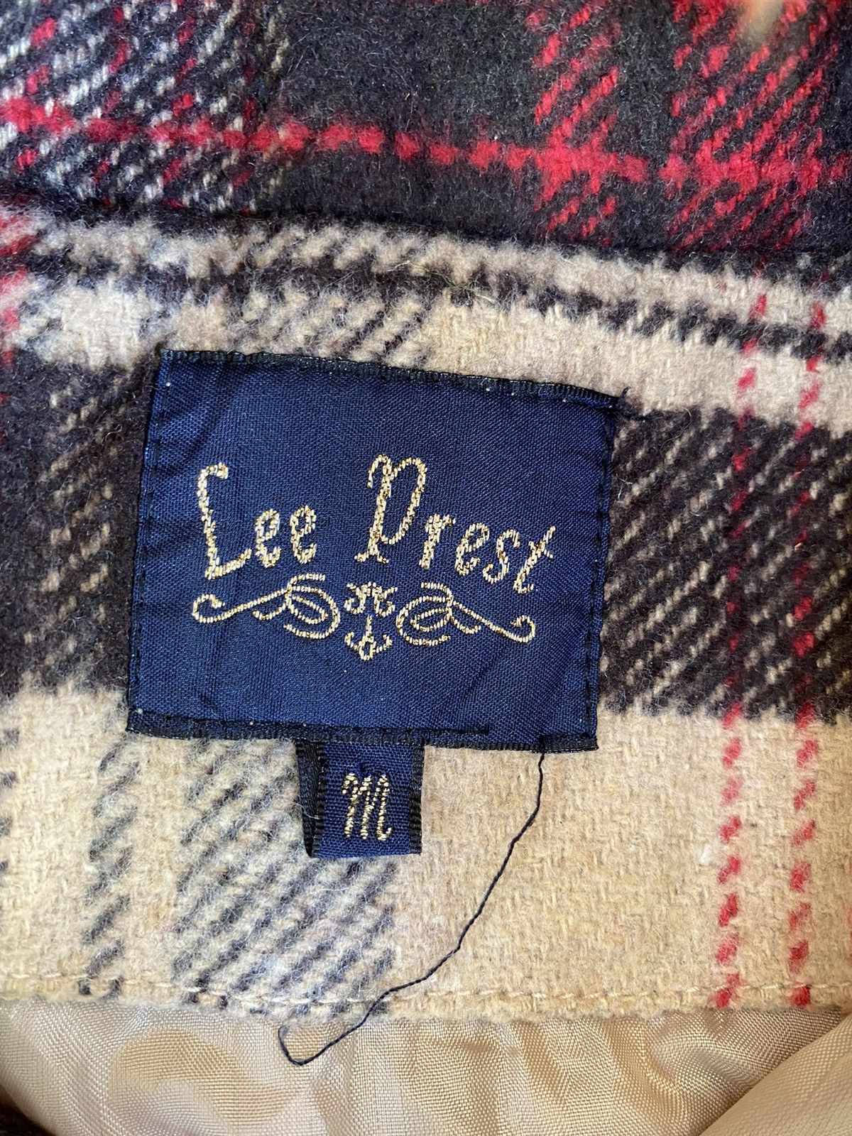 Japanese Brand × Vintage Vtg Lee Prest Wool Jacket Fur Hoodie Size M / US 6-8 / IT 42-44 - 11 Thumbnail