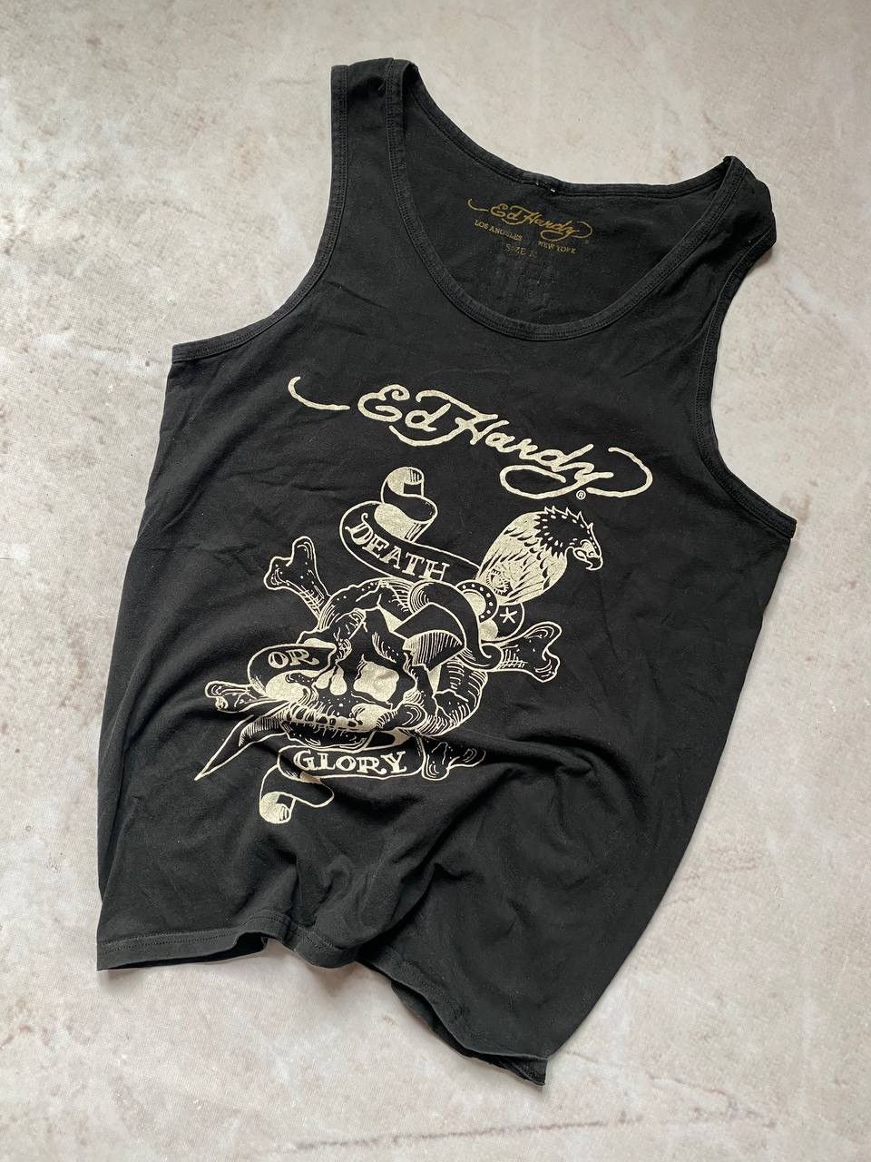 Ed Hardy × Vintage Vintage Ed Hardy Y2K Tank Tee Size US M / EU 48-50 / 2 - 2 Thumbnail