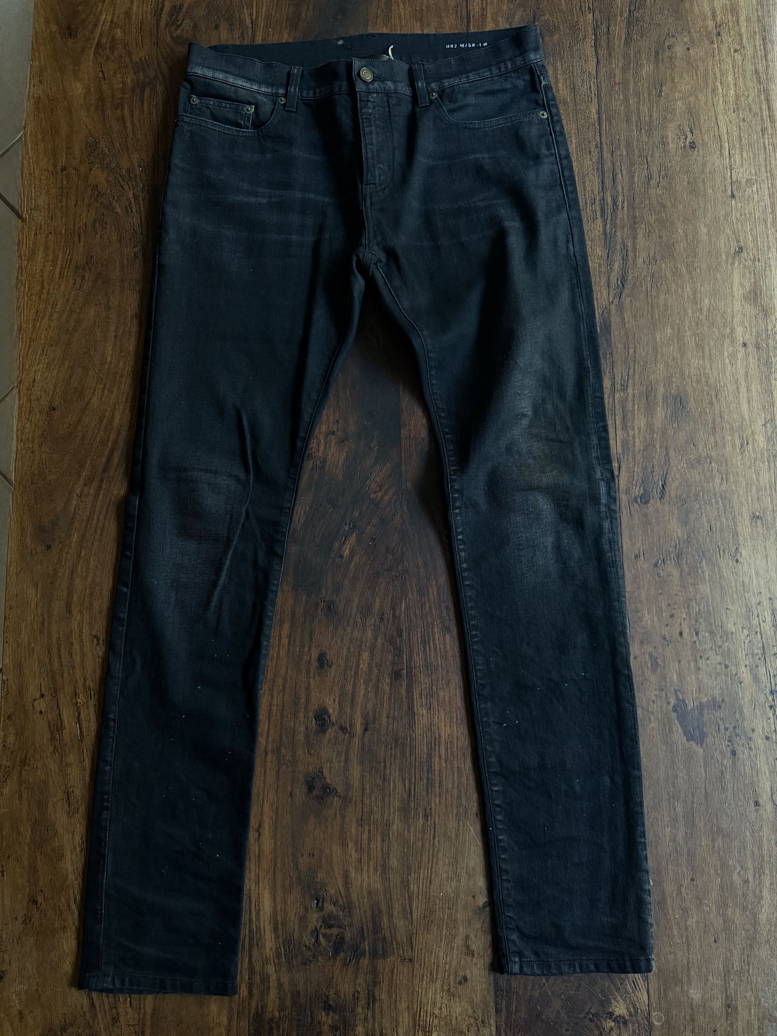 HEDI SLIMANE　レア RARE 2002 Dior Homme Hedi Slimane Leather Boots 42 Celine
