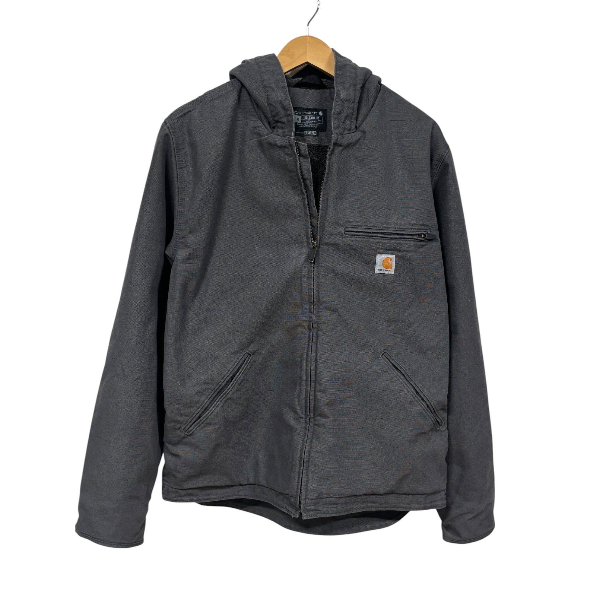Carhartt Carhartt Relaxed Fit Grey J140 Zip Up Insulated Work Jacket Size US M / EU 48-50 / 2 - 1 Thumbnail