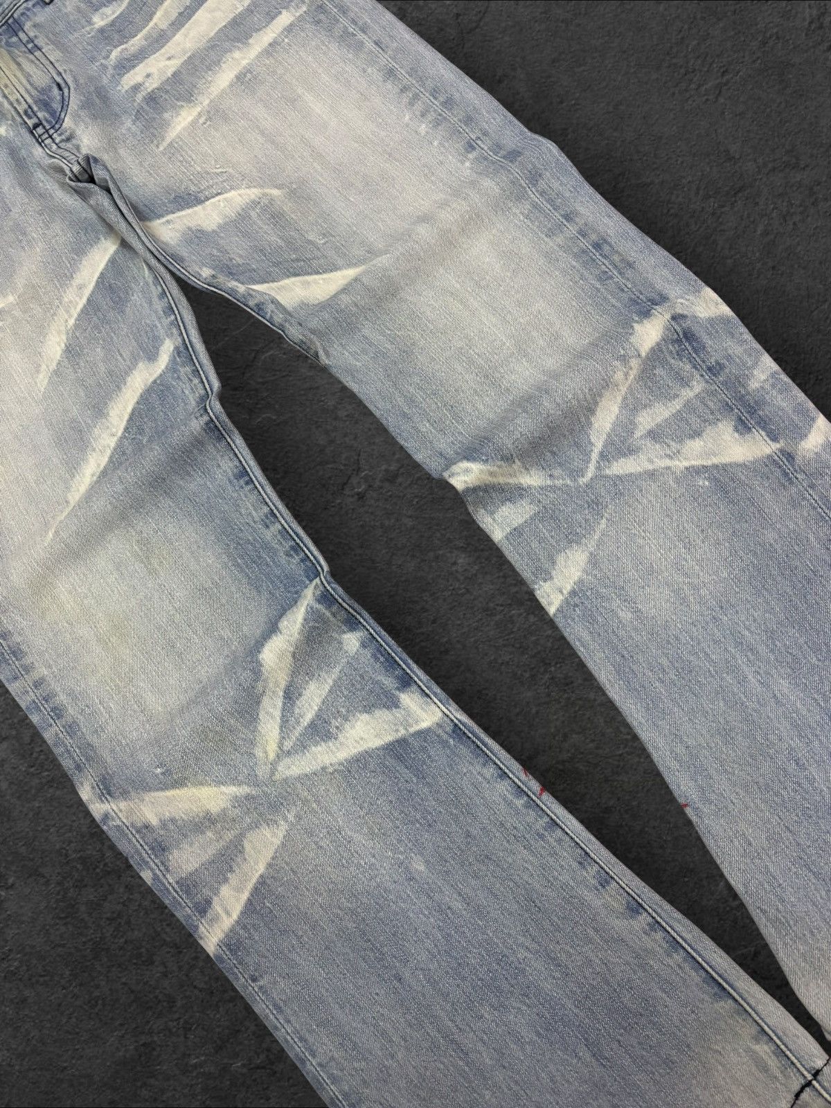 Tornado Mart Semanticdesign Bootcut Japan Grunge Sick Faded Jeans Size US 33 - 4 Thumbnail