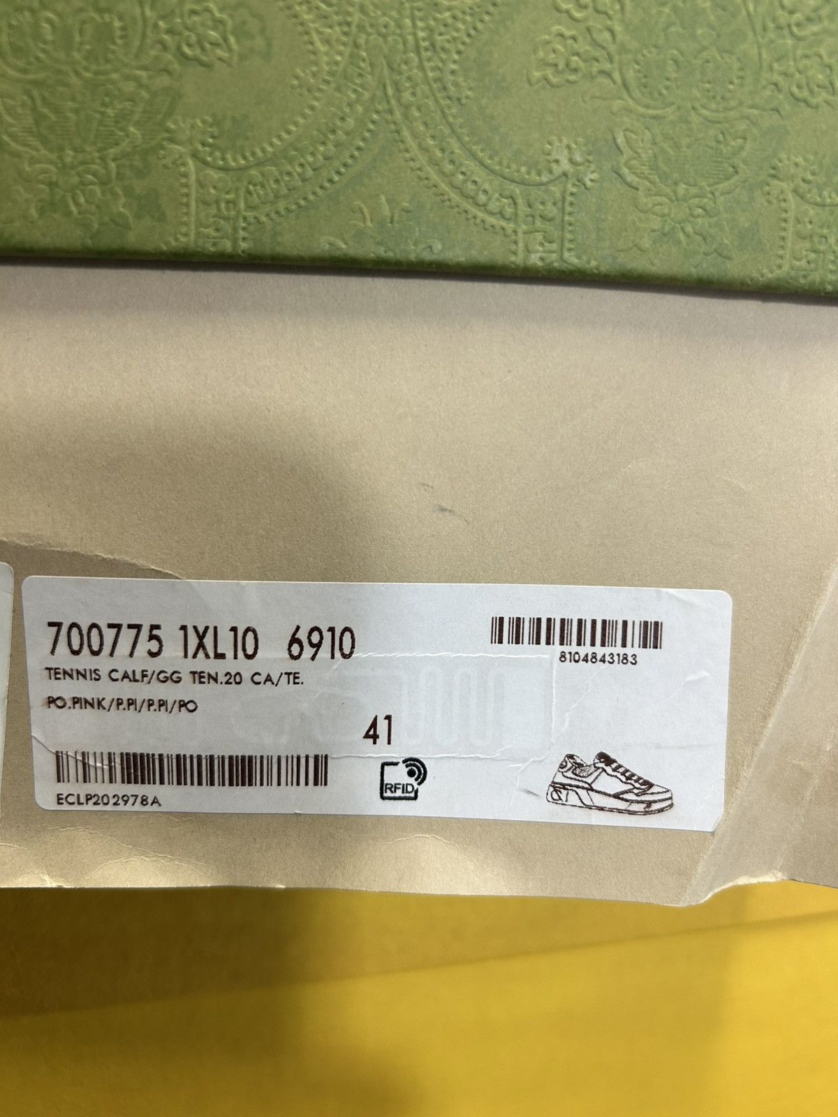 Gucci Gucci GG Embossed Leather Sneakers Size US 11 / IT 41 - 12 Thumbnail