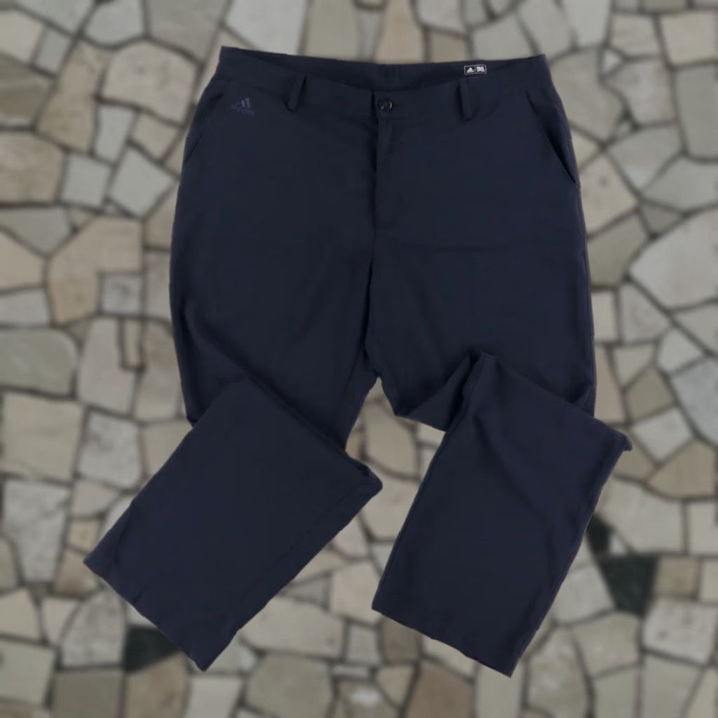 Adidas Adidas Climalite Polyester Microfiber Golf Pants Navy Men's 38 Size US 38 / EU 54 - 1 Thumbnail