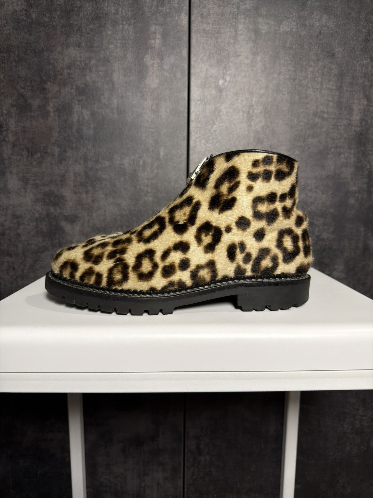 Vintage Sick Kandahar Pony Hair Fur Leopard Boots 424 Owens Yohji Size US 10 / IT 40 - 10 Thumbnail