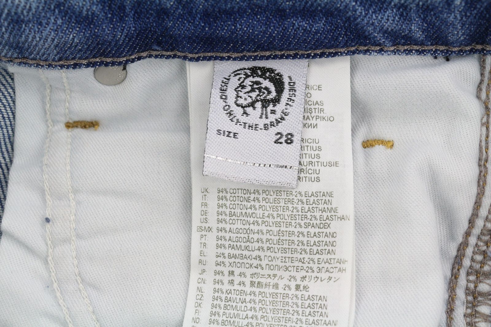 Diesel BABHILA 084PR W28/L32 Slim Regular Waist Denim Jeans 40682 Size 28" / US 6 / IT 42 - 8 Thumbnail