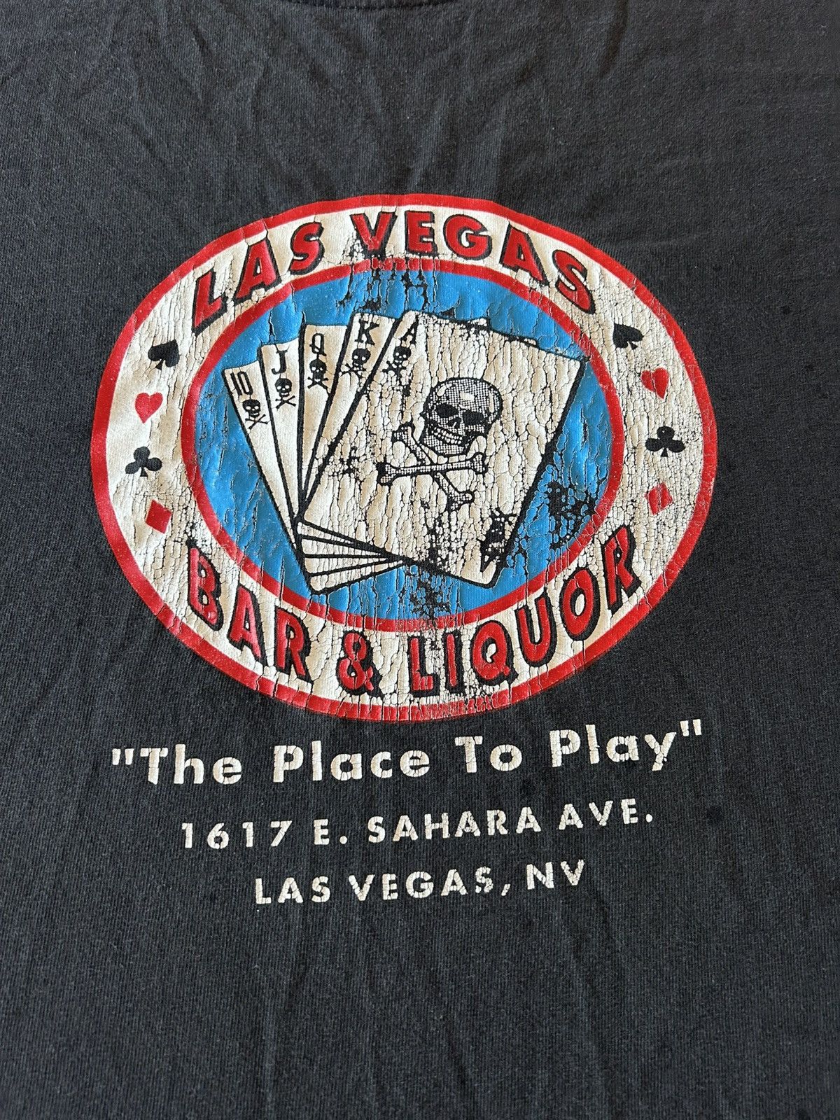 Vintage Vintage Las Vegas Bar & Liquor T-Shirt Size US XL / EU 56 / 4 - 2 Thumbnail