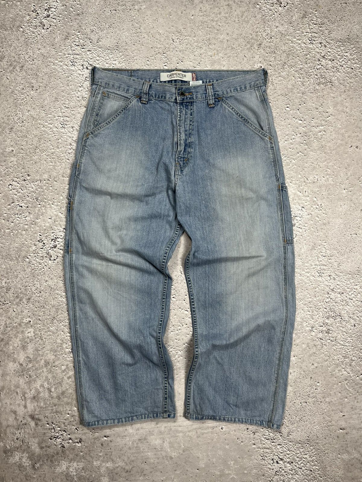 Levi's Levi’s Carpenter Loose Straight Jeans W34 Made in Hong Kong Size US 34 / EU 50 - 9 Thumbnail