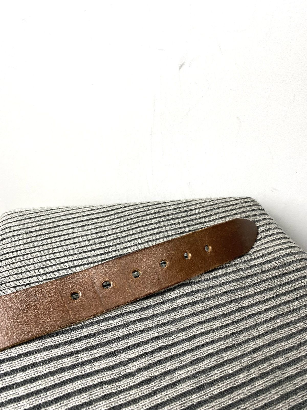 Cowboy Equipment Rare! Vintage USA Leather Belt Western Cowboy Style Texas Size ONE SIZE - 4 Thumbnail