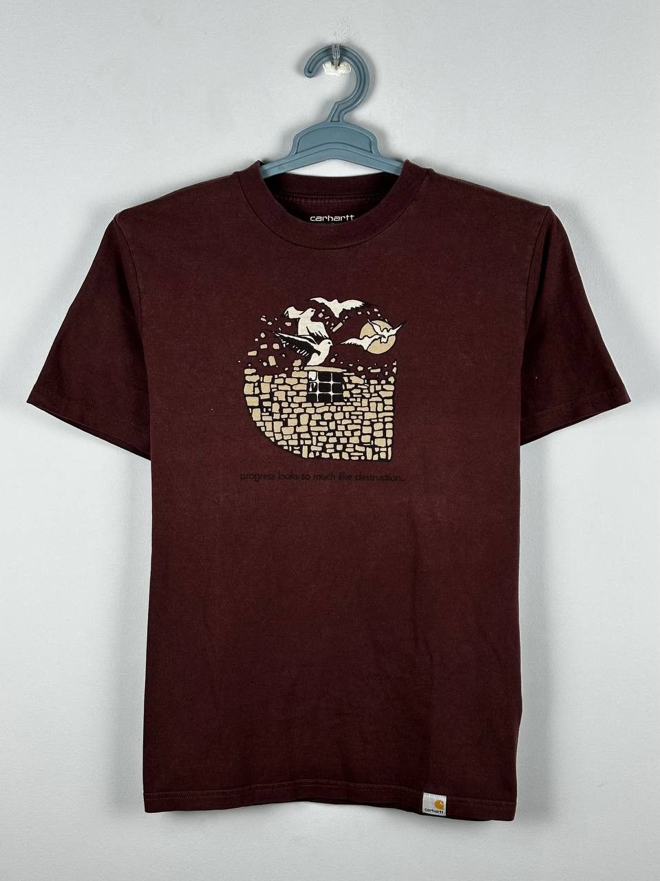 Carhartt Carhartt Big Logo Streetwear Freedom T Shirt Size US S / EU 44-46 / 1 - 1 Thumbnail