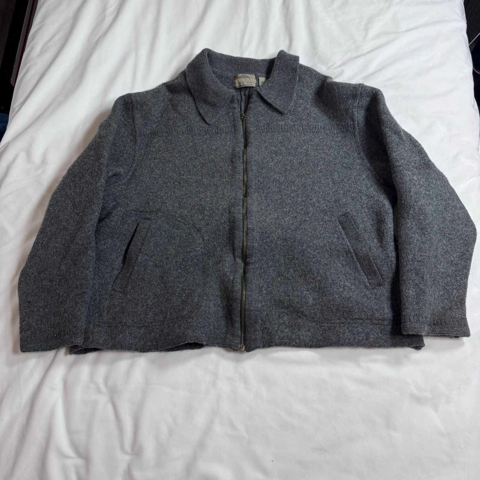 Structure Structure Le Collezioni Vintage 100% Wool Blazer Jacket XL Size XL / US 12-14 / IT 48-50 - 5 Thumbnail