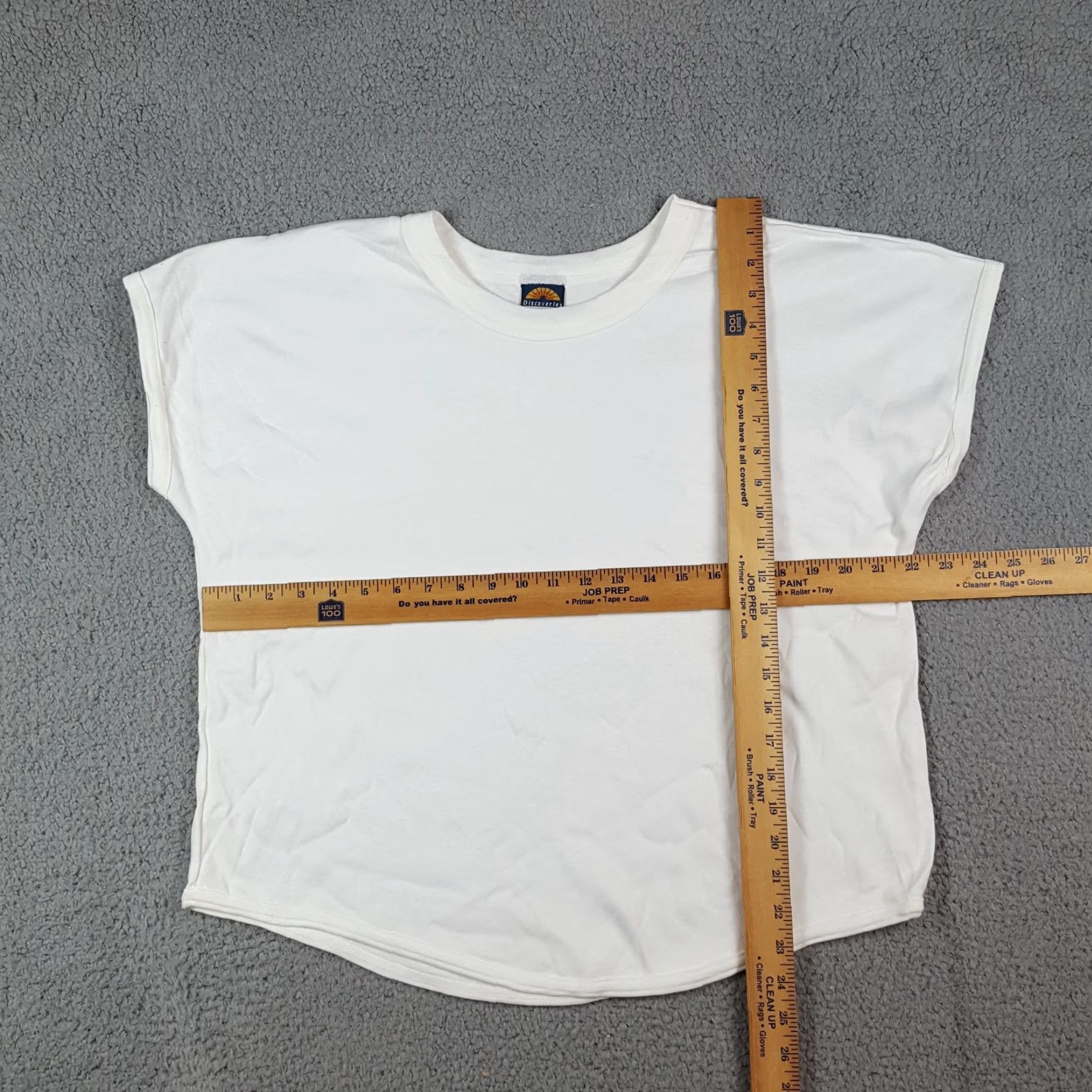 Catalina Vintage Natalie Women's XL Cotton Crew Neck T-Shirt - Oversized Summer Casual Top White 80s 90s Retro Y2K Size XL / US 12-14 / IT 48-50 - 7 Thumbnail